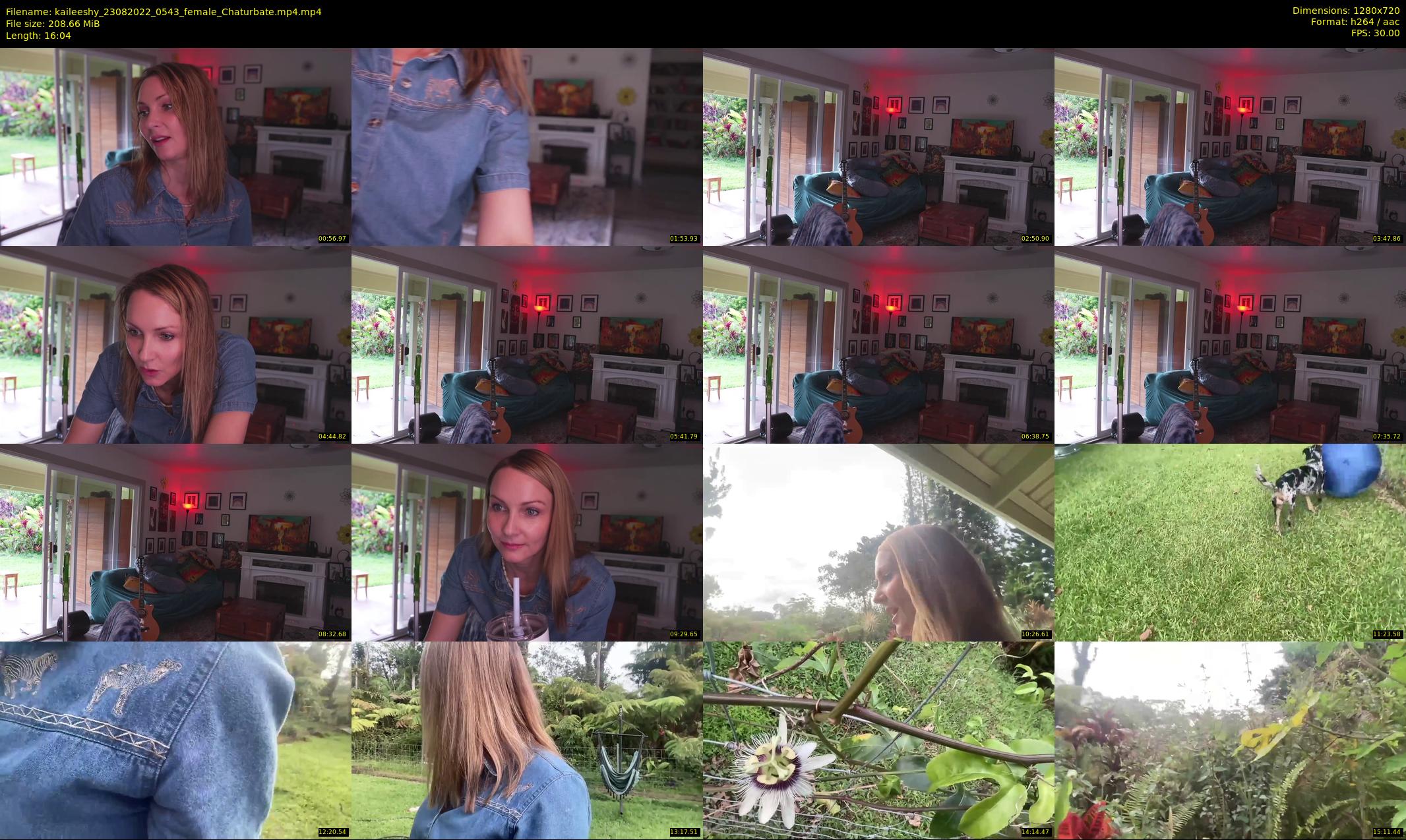 kaileeshy — 17 minute Chaturbate female cam show recording, 720p, Aug 23, 2022