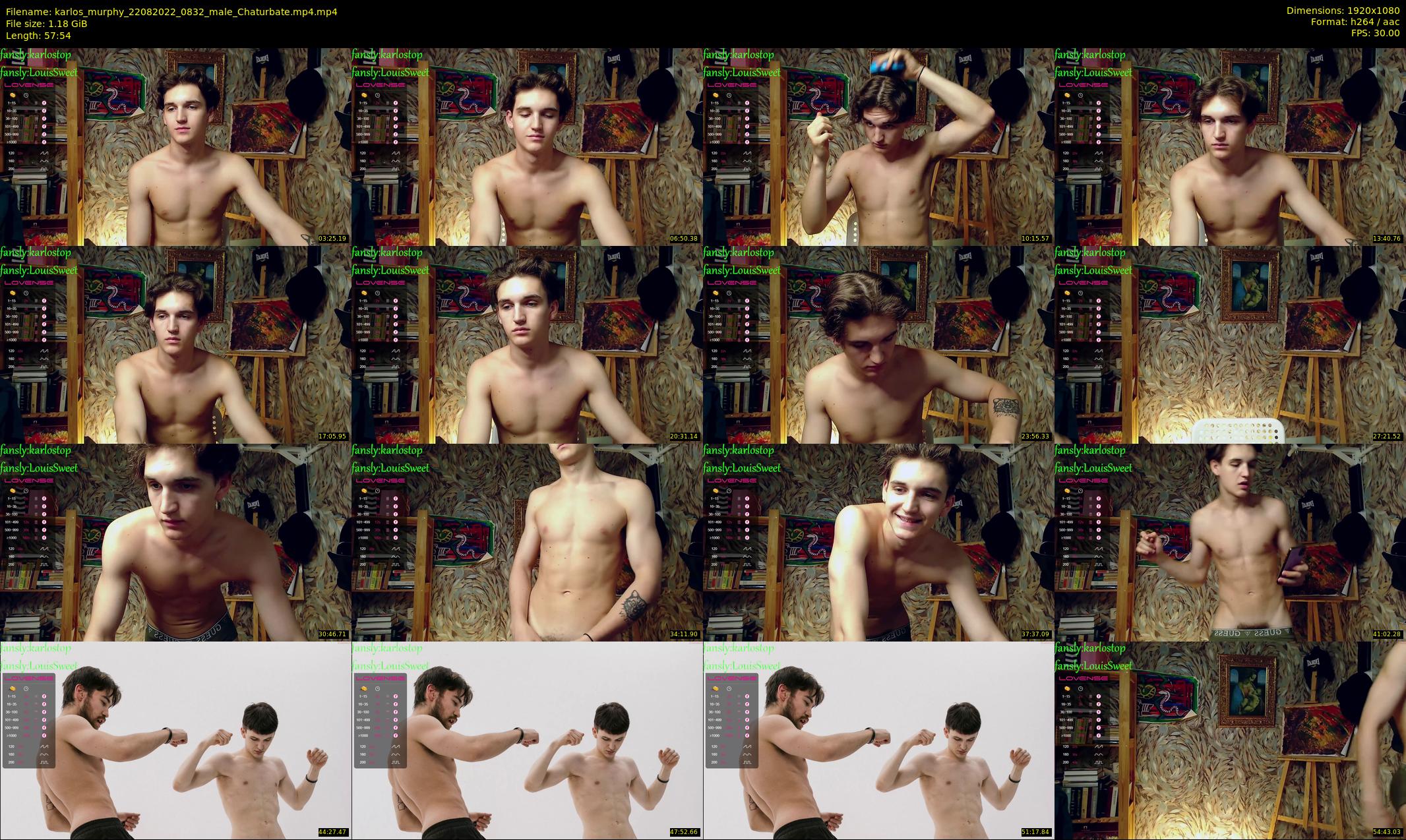 karlos_murphy — 58 minute Chaturbate male cam show recording, 1080p, Aug 22, 2022