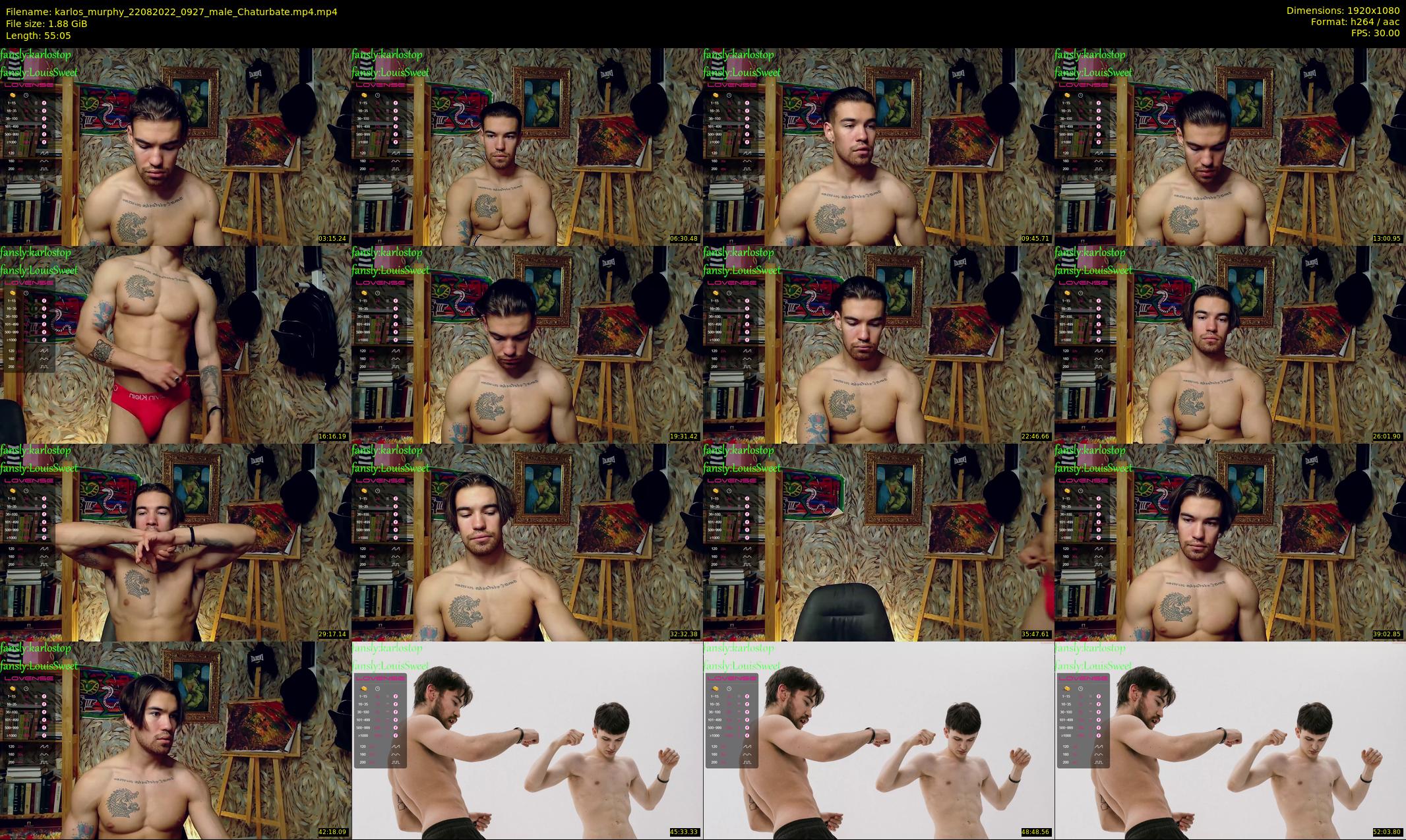 karlos_murphy — 56 minute Chaturbate male cam show recording, 1080p, Aug 22, 2022