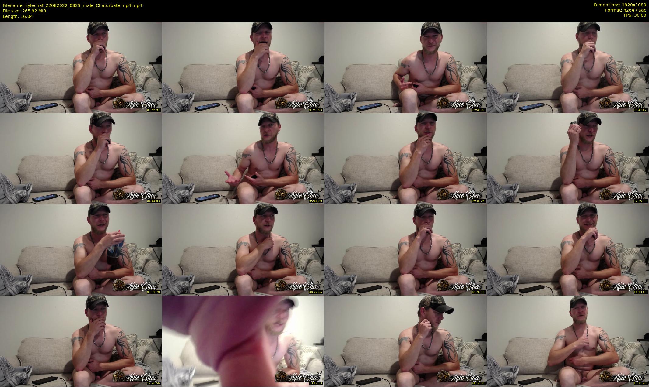 kylechat — 17 minute Chaturbate male cam show recording, 1080p, Aug 22, 2022