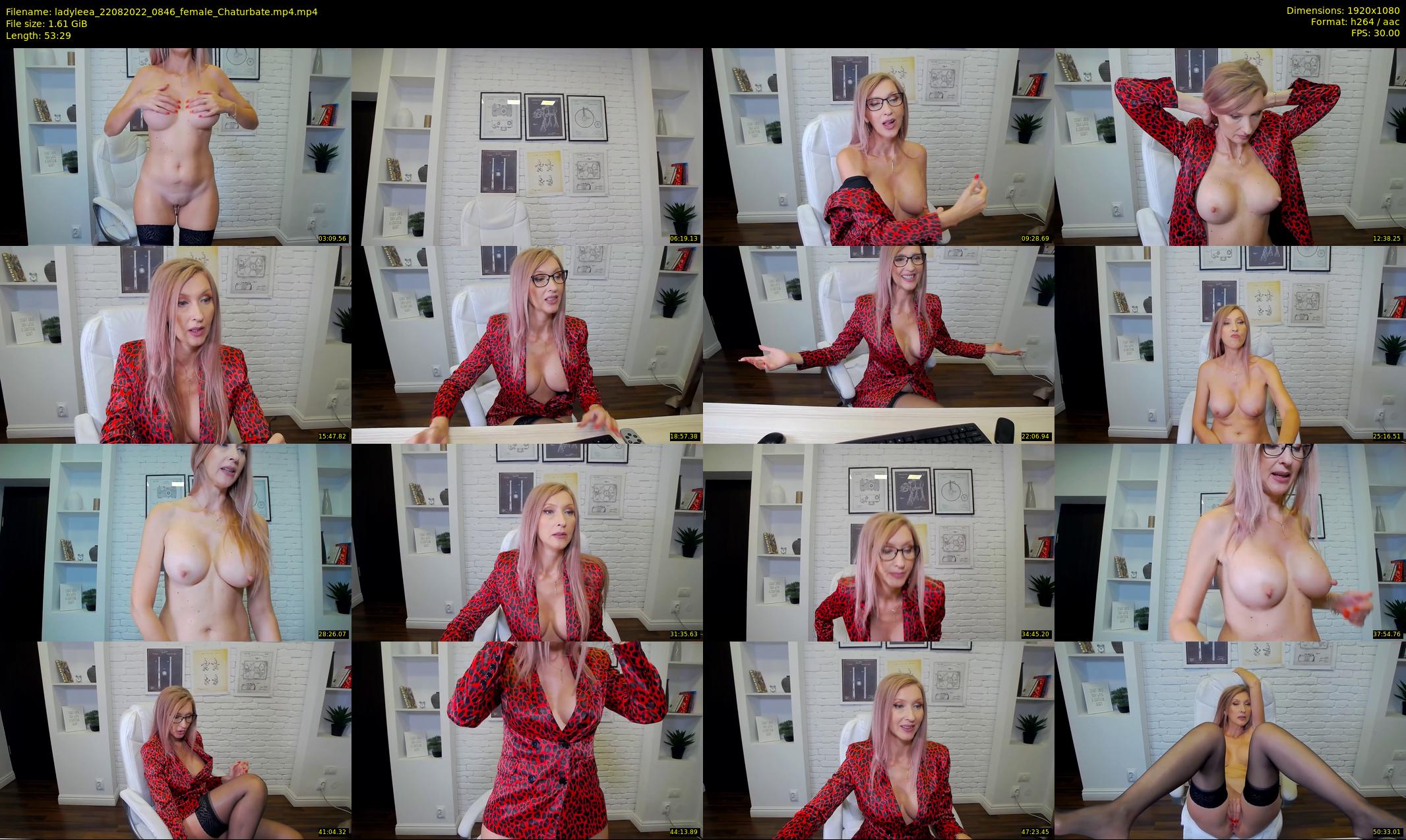 ladyleea — 54 minute Chaturbate female cam show recording, 1080p, Aug 22, 2022