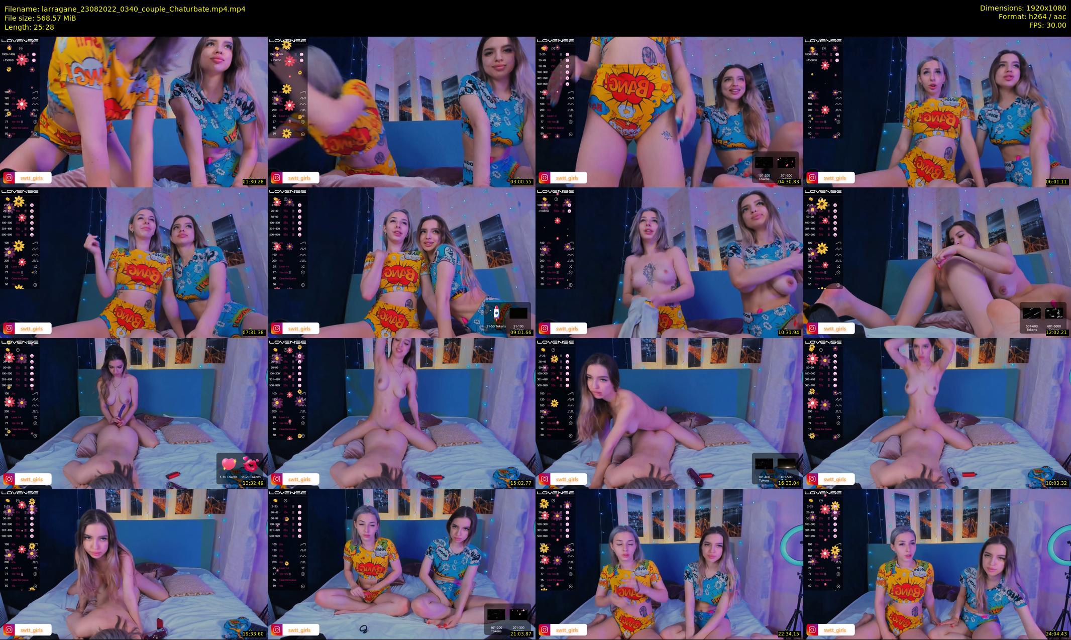 larragane — 26 minute Chaturbate couple cam show recording, 1080p, Aug 23, 2022