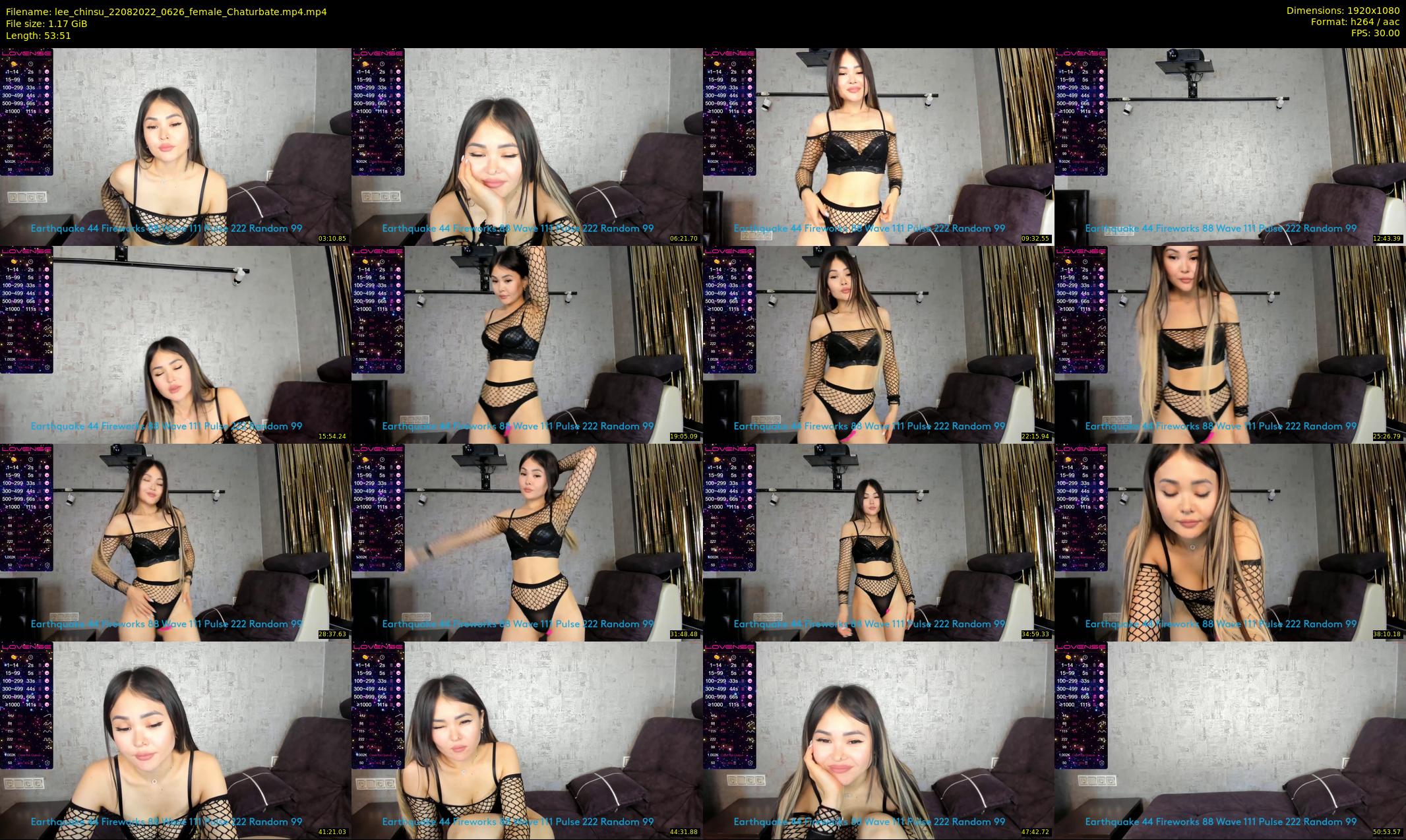 lee_chinsu — 54 minute Chaturbate female cam show recording, 1080p, Aug 22, 2022