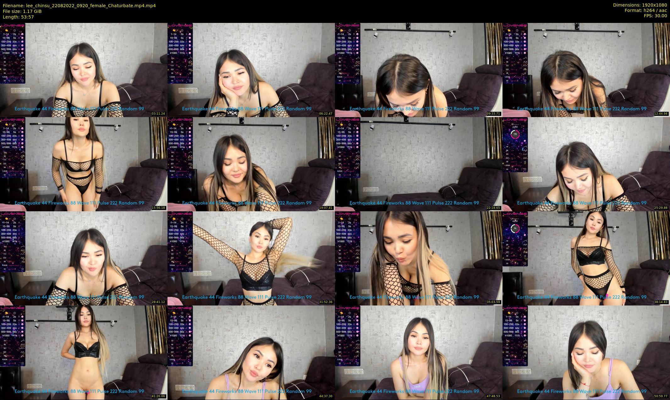 lee_chinsu — 54 minute Chaturbate female cam show recording, 1080p, Aug 22, 2022