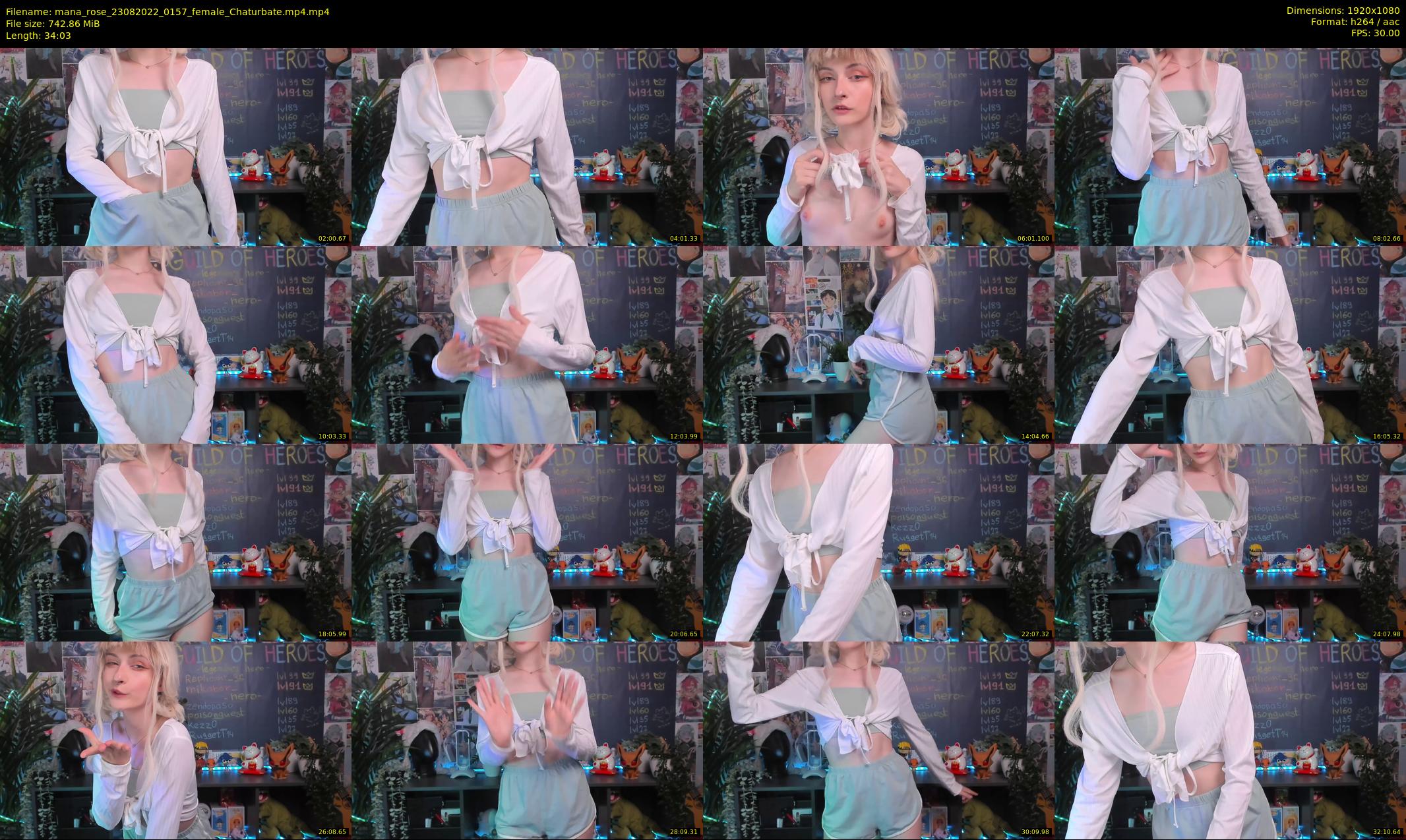 mana_rose — 35 minute Chaturbate female cam show recording, 1080p, Aug 23, 2022