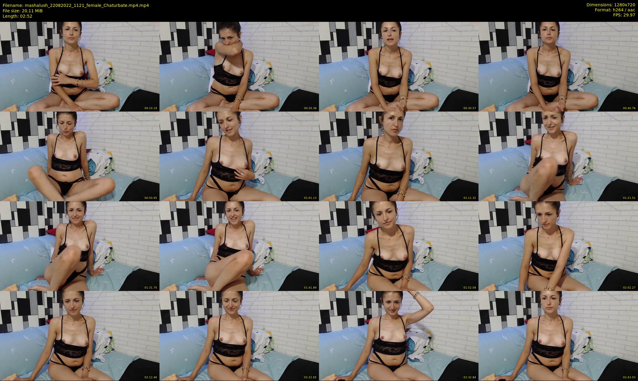 mashalush — 3 minute Chaturbate female cam show recording, 720p, Aug 22, 2022