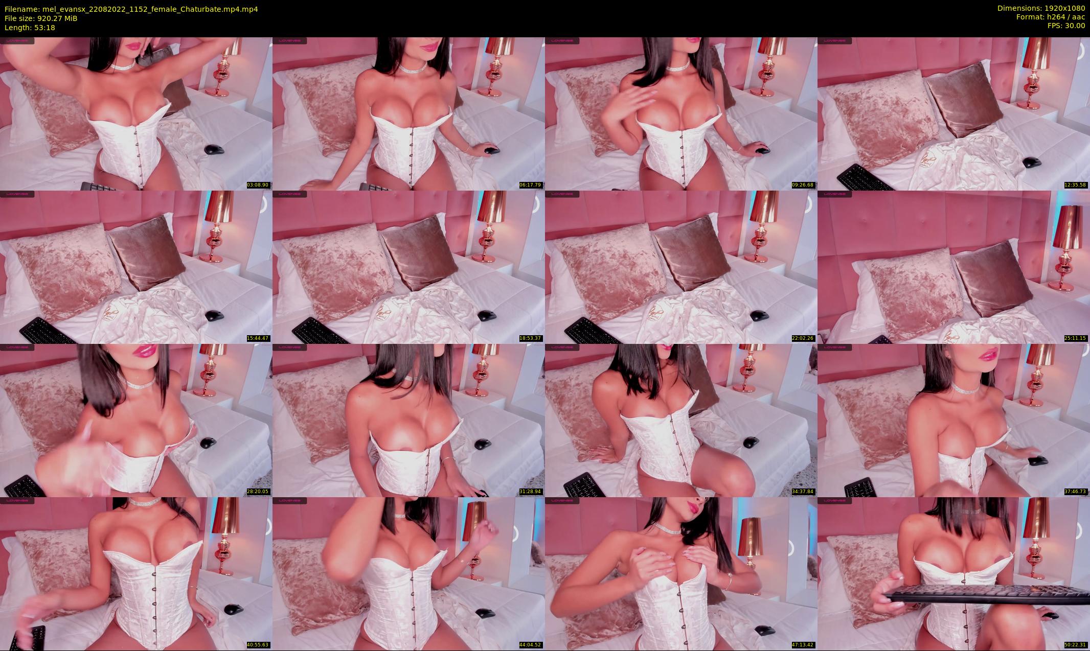 mel_evansx — 54 minute Chaturbate female cam show recording, 1080p, Aug 22, 2022