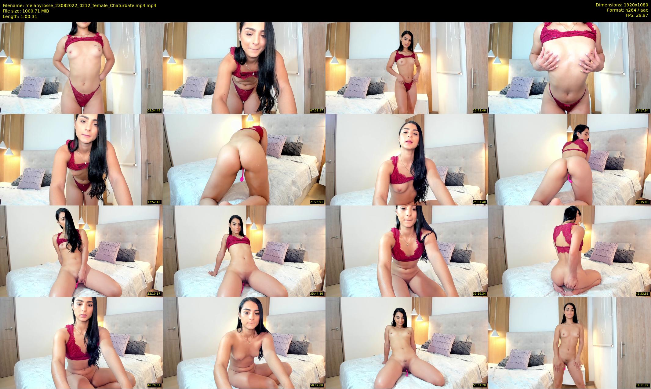 melanyrosse — 61 minute Chaturbate female cam show recording, 1080p, Aug 23, 2022