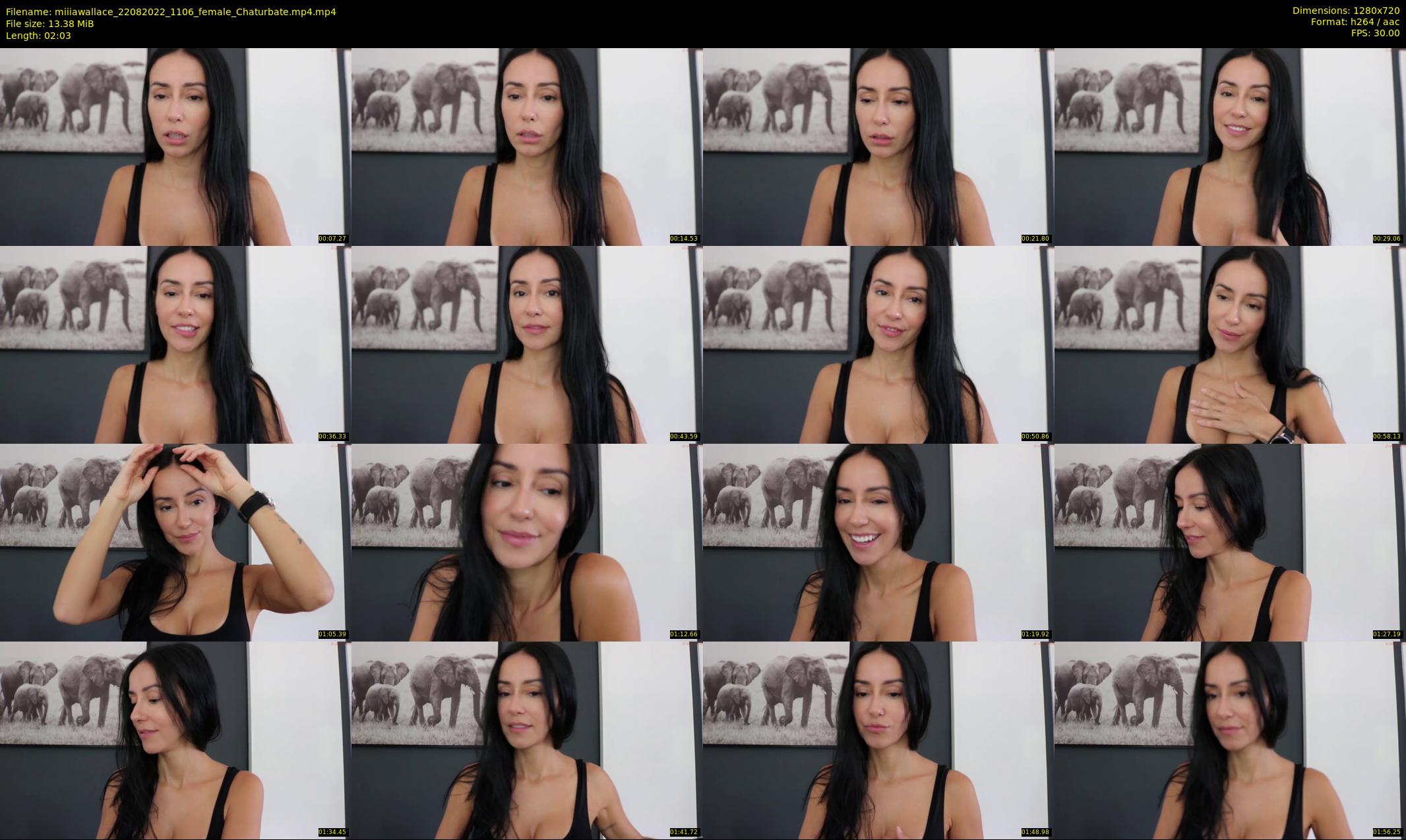 miiiawallace — 3 minute Chaturbate female cam show recording, 720p, Aug 22, 2022
