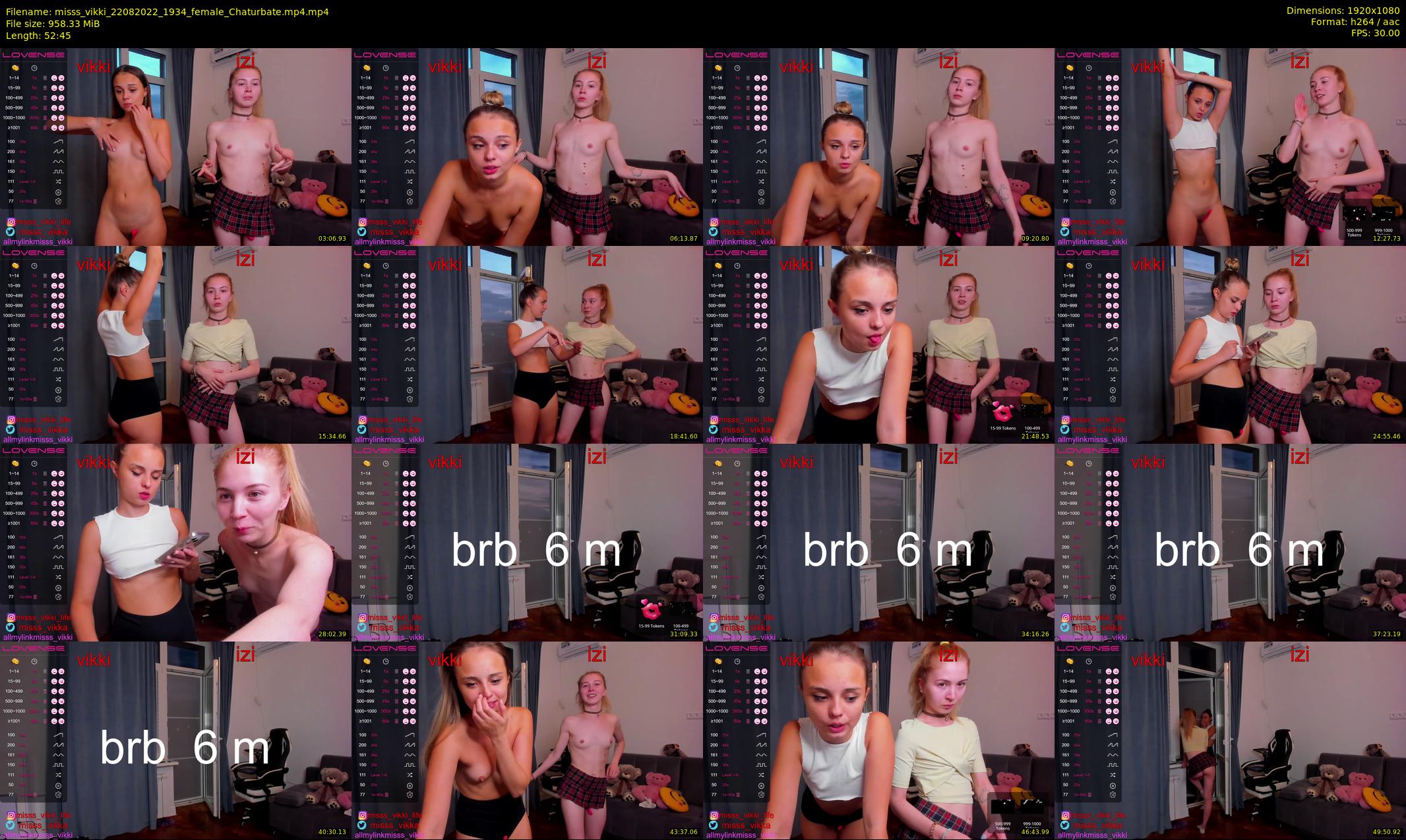 misss_vikki — 53 minute Chaturbate female cam show recording, 1080p, Aug 22, 2022