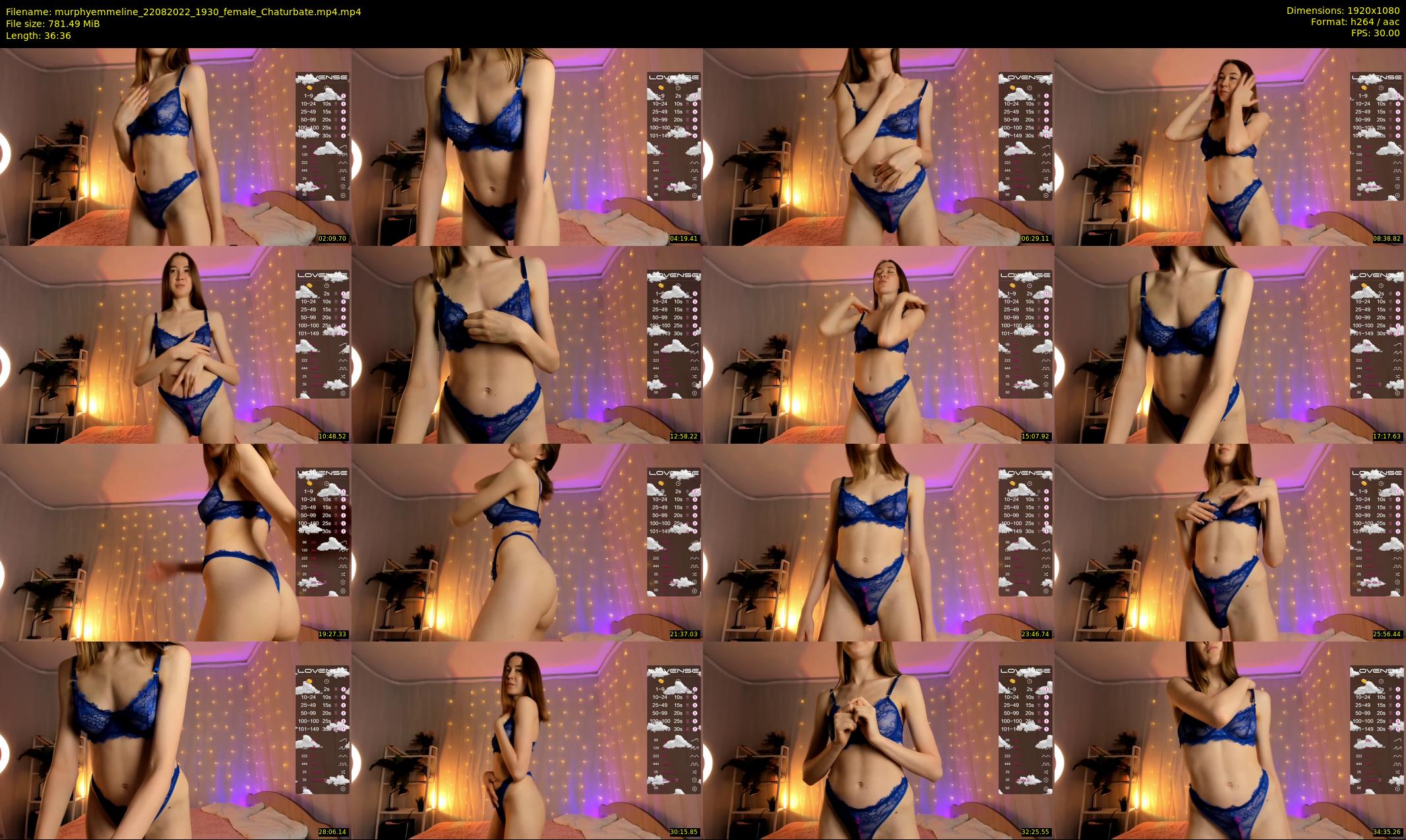 murphyemmeline — 37 minute Chaturbate female cam show recording, 1080p, Aug 22, 2022