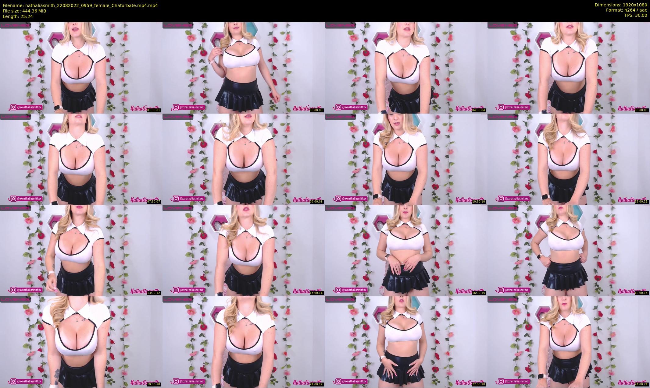 nathaliasmith — 26 minute Chaturbate female cam show recording, 1080p, Aug 22, 2022