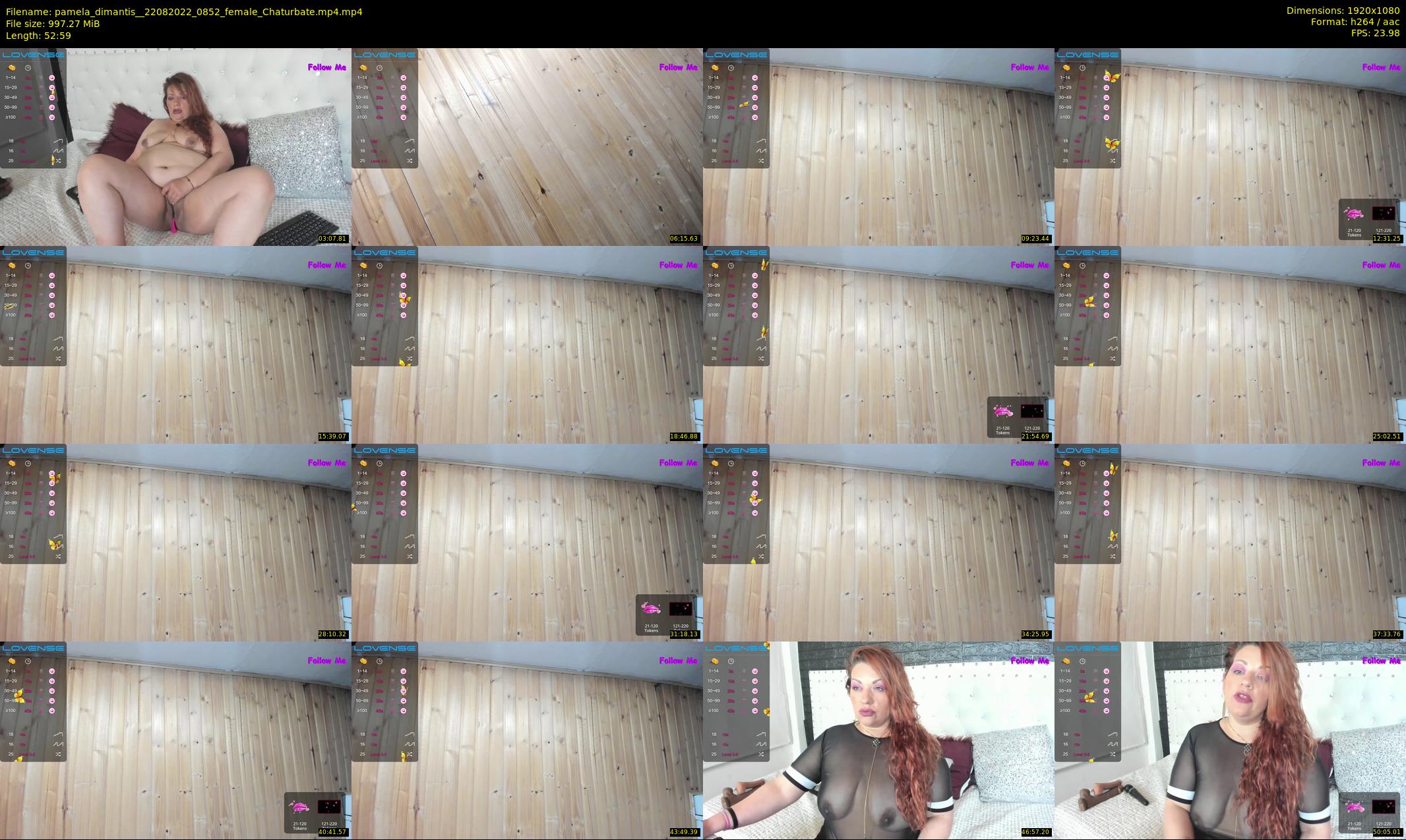pamela_dimantis_ — 53 minute Chaturbate female cam show recording, 1080p, Aug 22, 2022