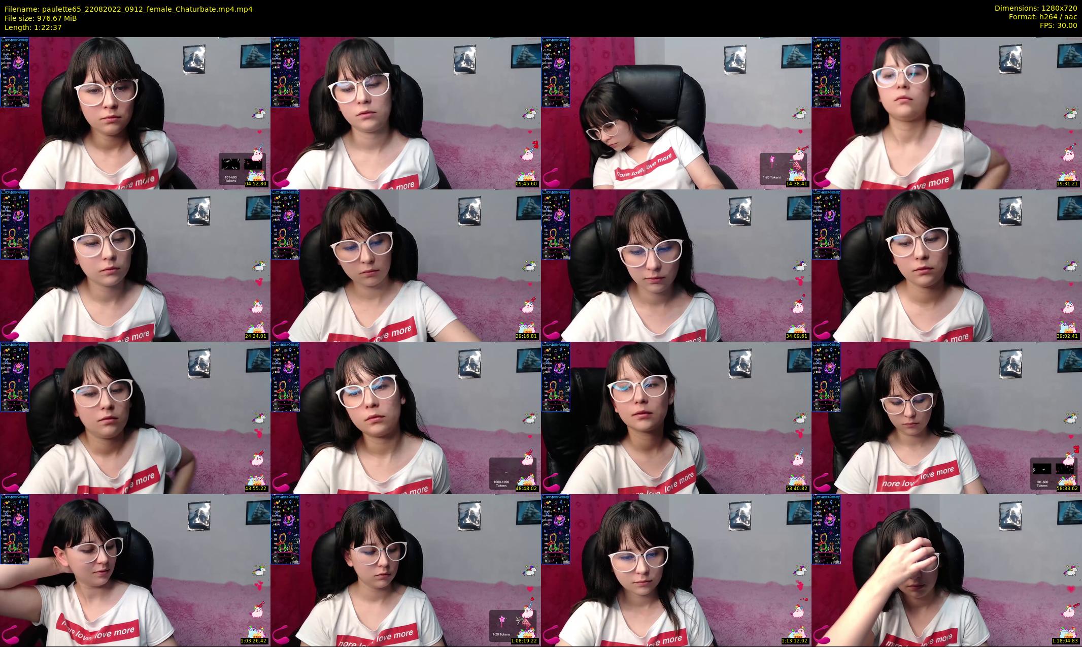 paulette65 — 83 minute Chaturbate female cam show recording, 720p, Aug 22, 2022