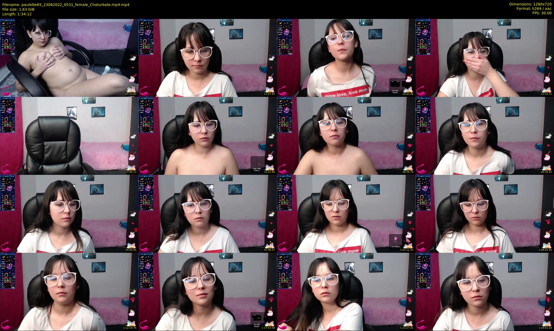 paulette65 — 95 minute Chaturbate female cam show recording, 720p, Aug 23, 2022