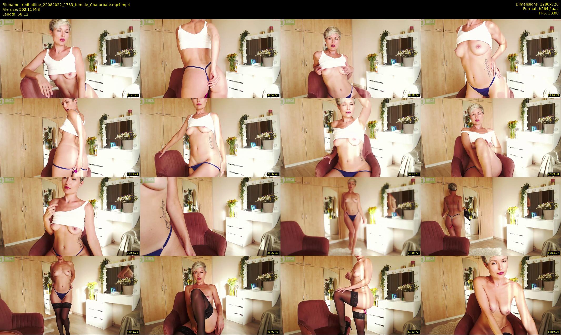 redhotline — 59 minute Chaturbate female cam show recording, 720p, Aug 22, 2022