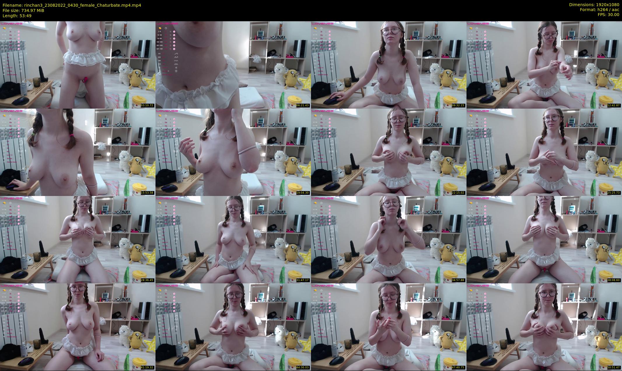 rinchan3 — 54 minute Chaturbate female cam show recording, 1080p, Aug 23, 2022