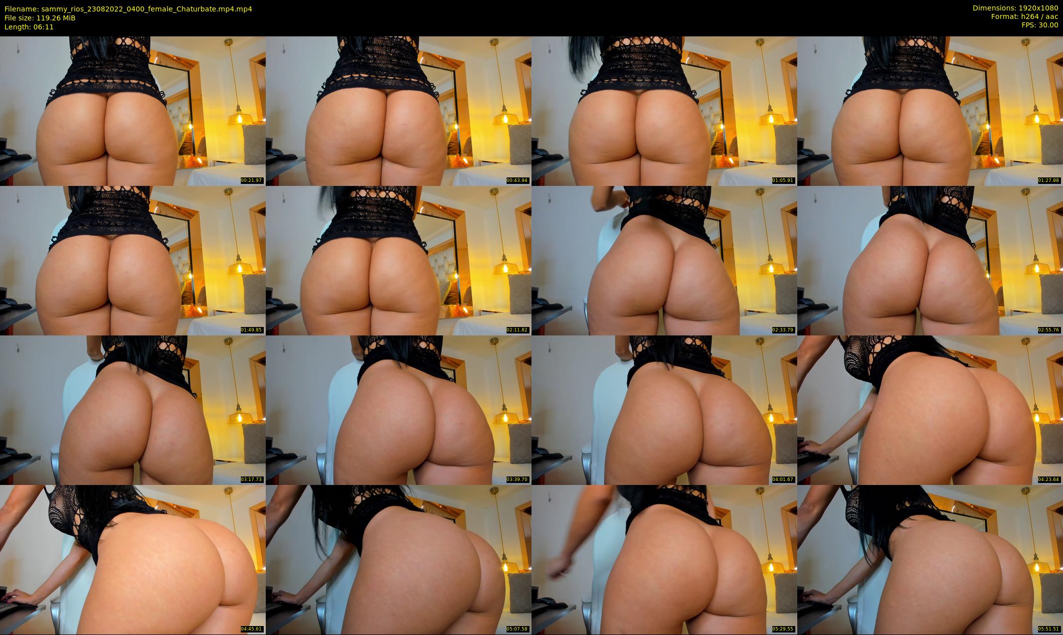 sammy_rios — 7 minute Chaturbate female cam show recording, 1080p, Aug 23, 2022
