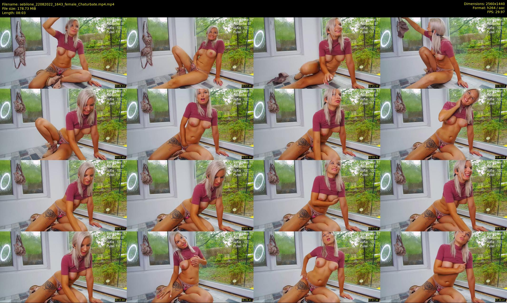 sebilone — 9 minute Chaturbate couple cam show recording, 1080p, Aug 22, 2022