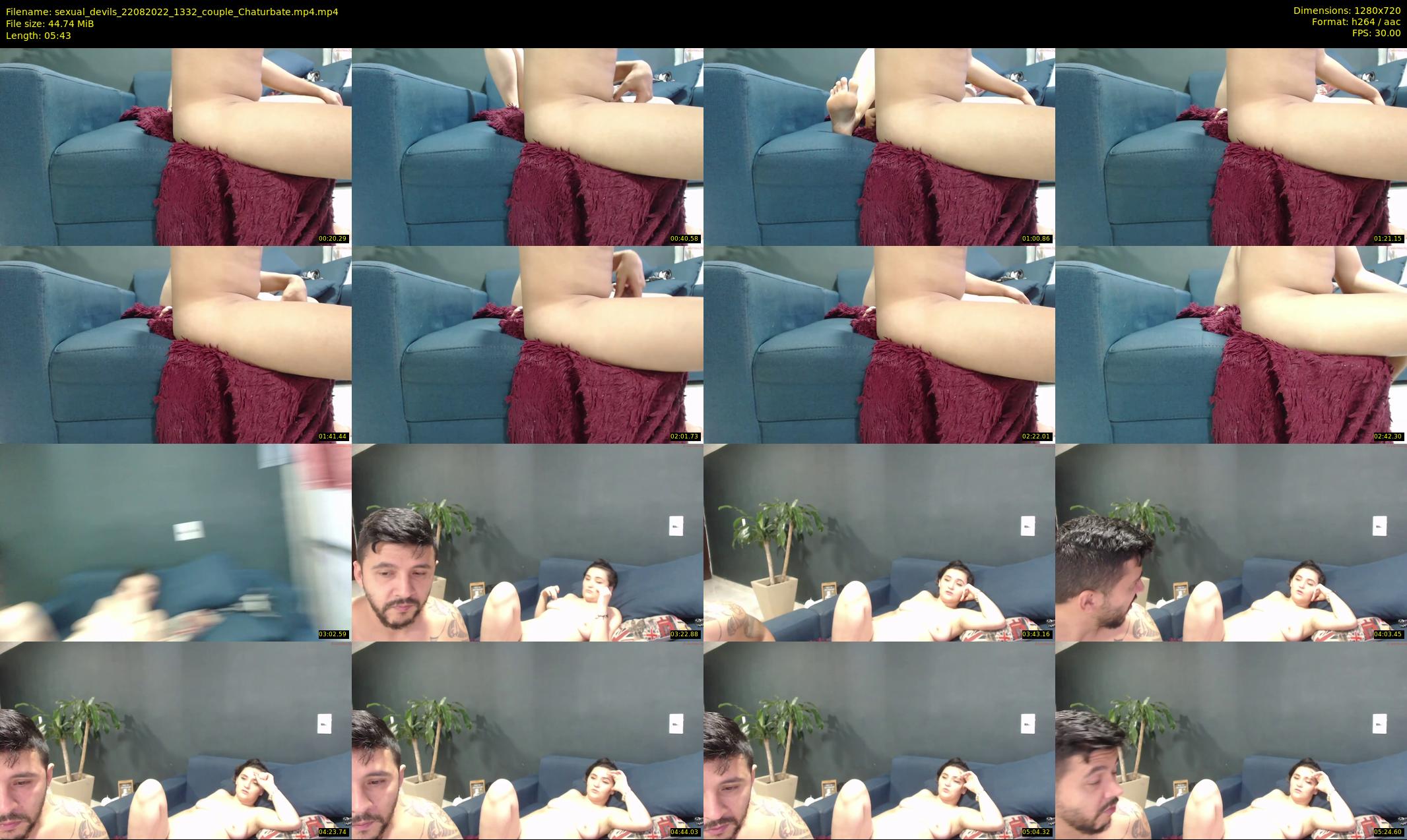 sexual_devils — 6 minute Chaturbate couple cam show recording, 720p, Aug 22, 2022