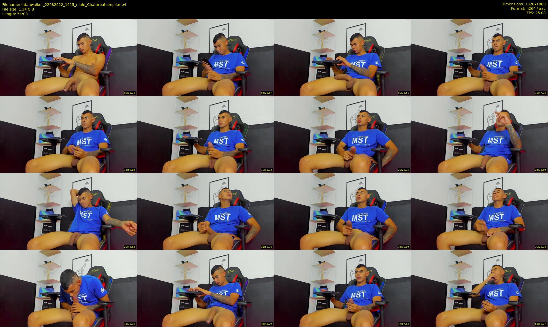tatanwalker — 55 minute Chaturbate male cam show recording, 1080p, Aug 22, 2022