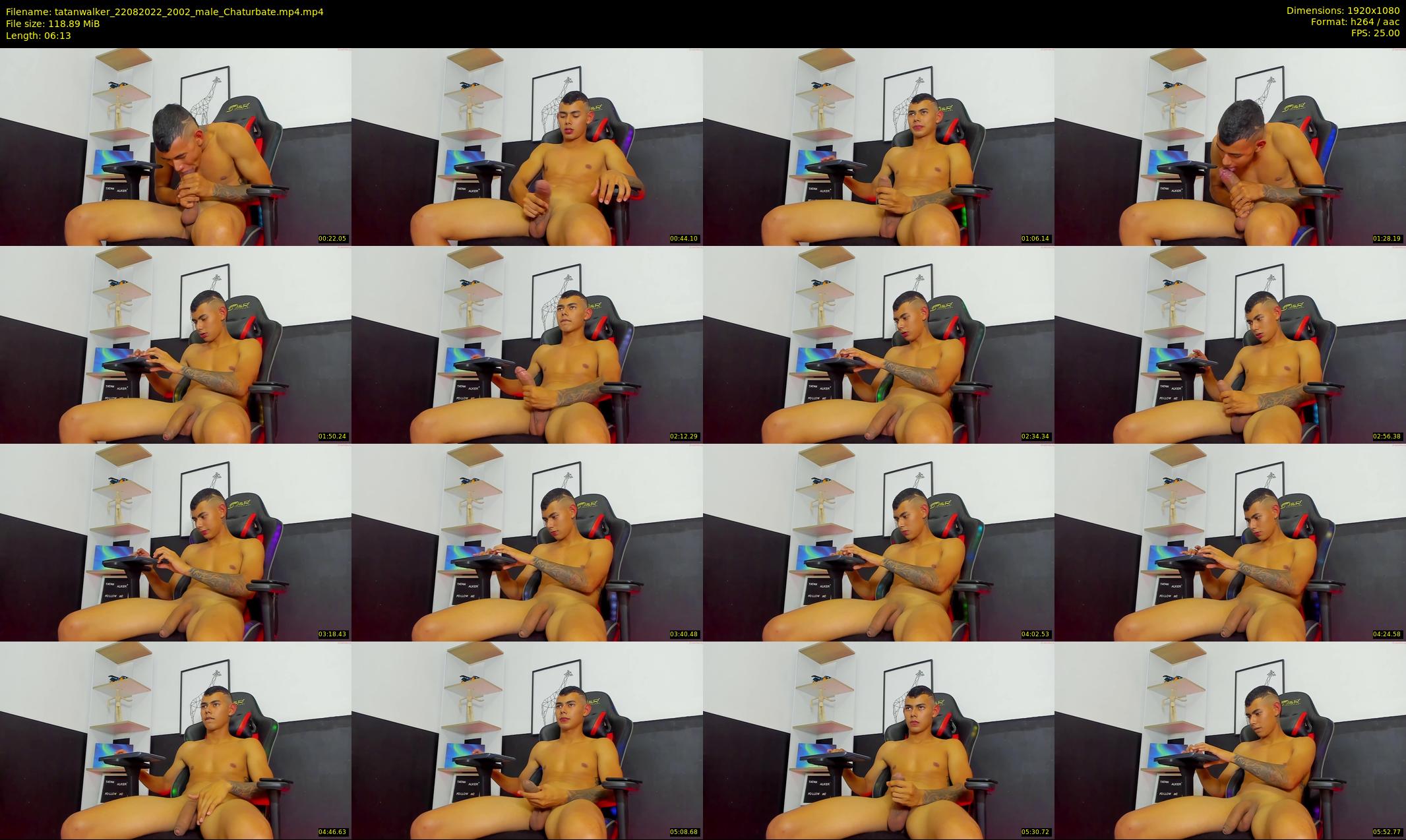 tatanwalker — 7 minute Chaturbate male cam show recording, 1080p, Aug 22, 2022