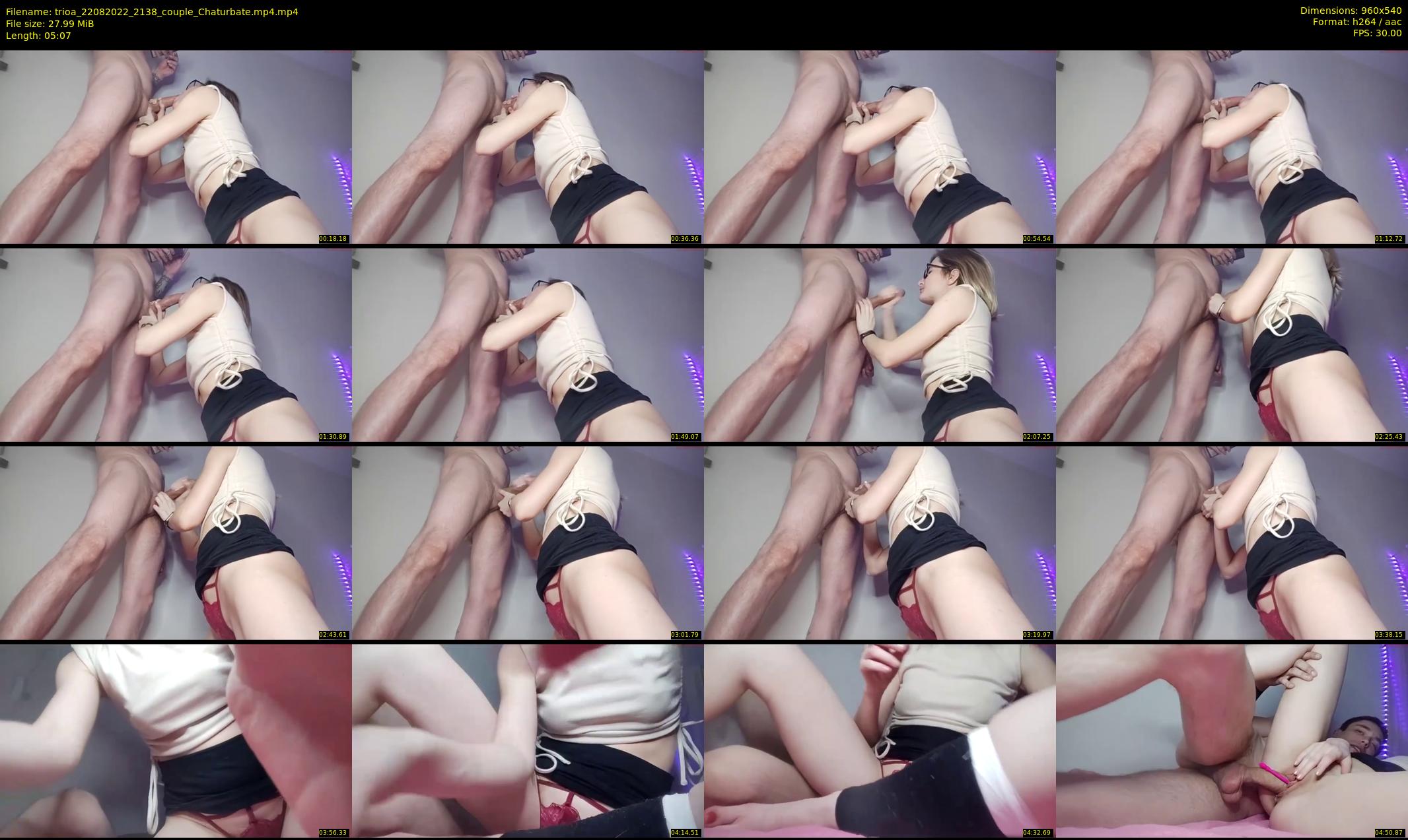 trioa — 6 minute Chaturbate couple cam show recording, 480p, Aug 22, 2022