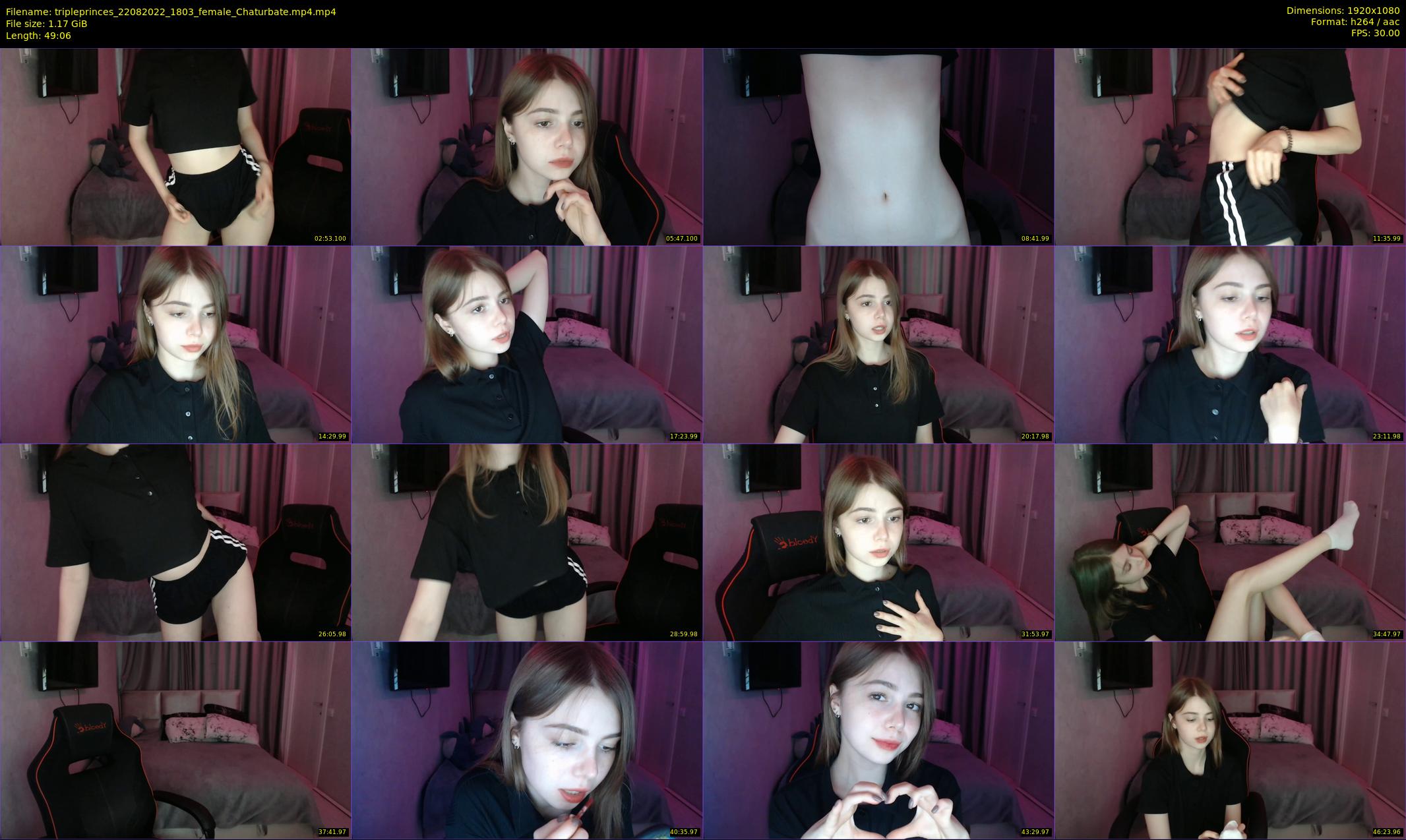 tripleprinces — 50 minute Chaturbate female cam show recording, 1080p, Aug 22, 2022