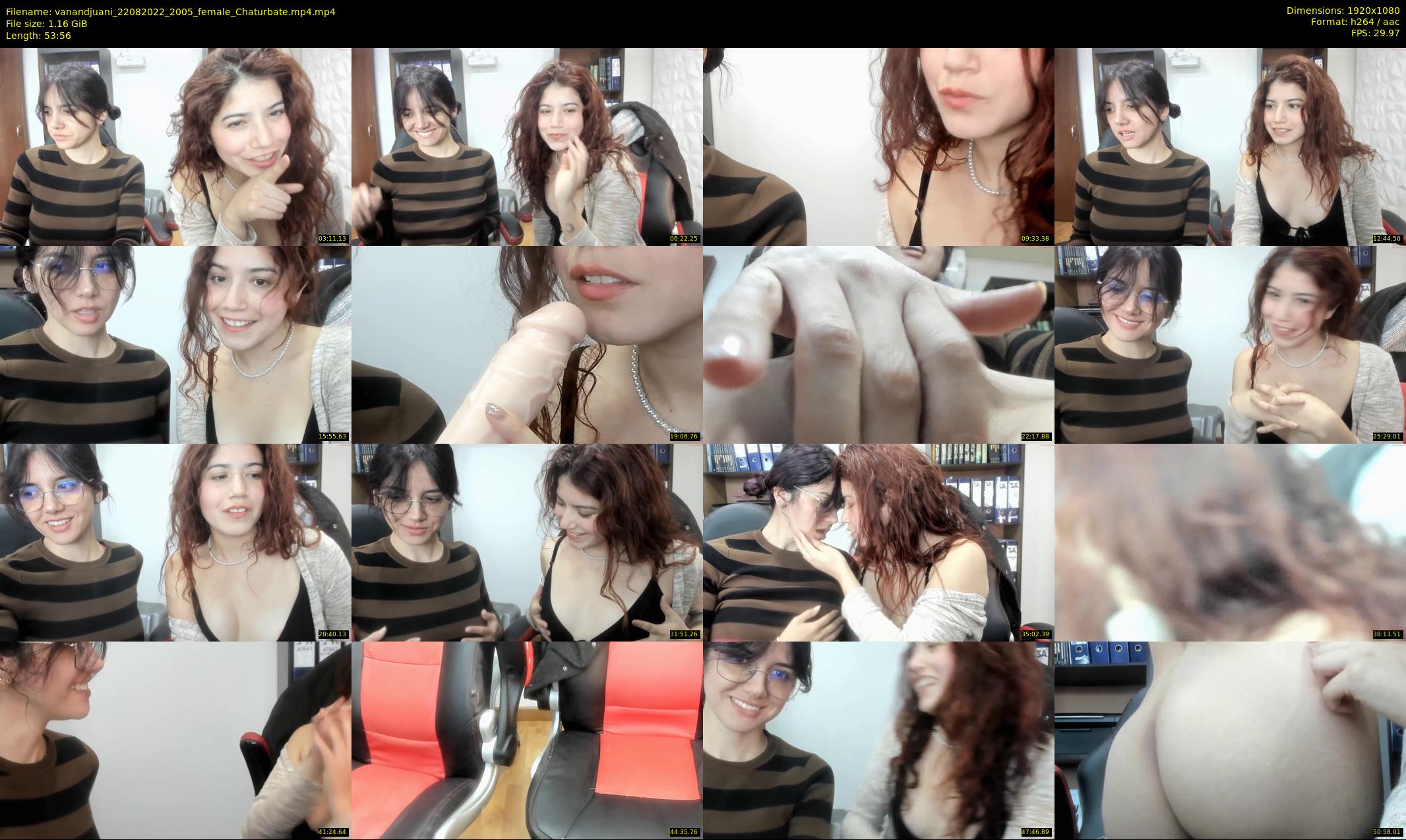 vanandjuani — 54 minute Chaturbate female cam show recording, 1080p, Aug 22, 2022