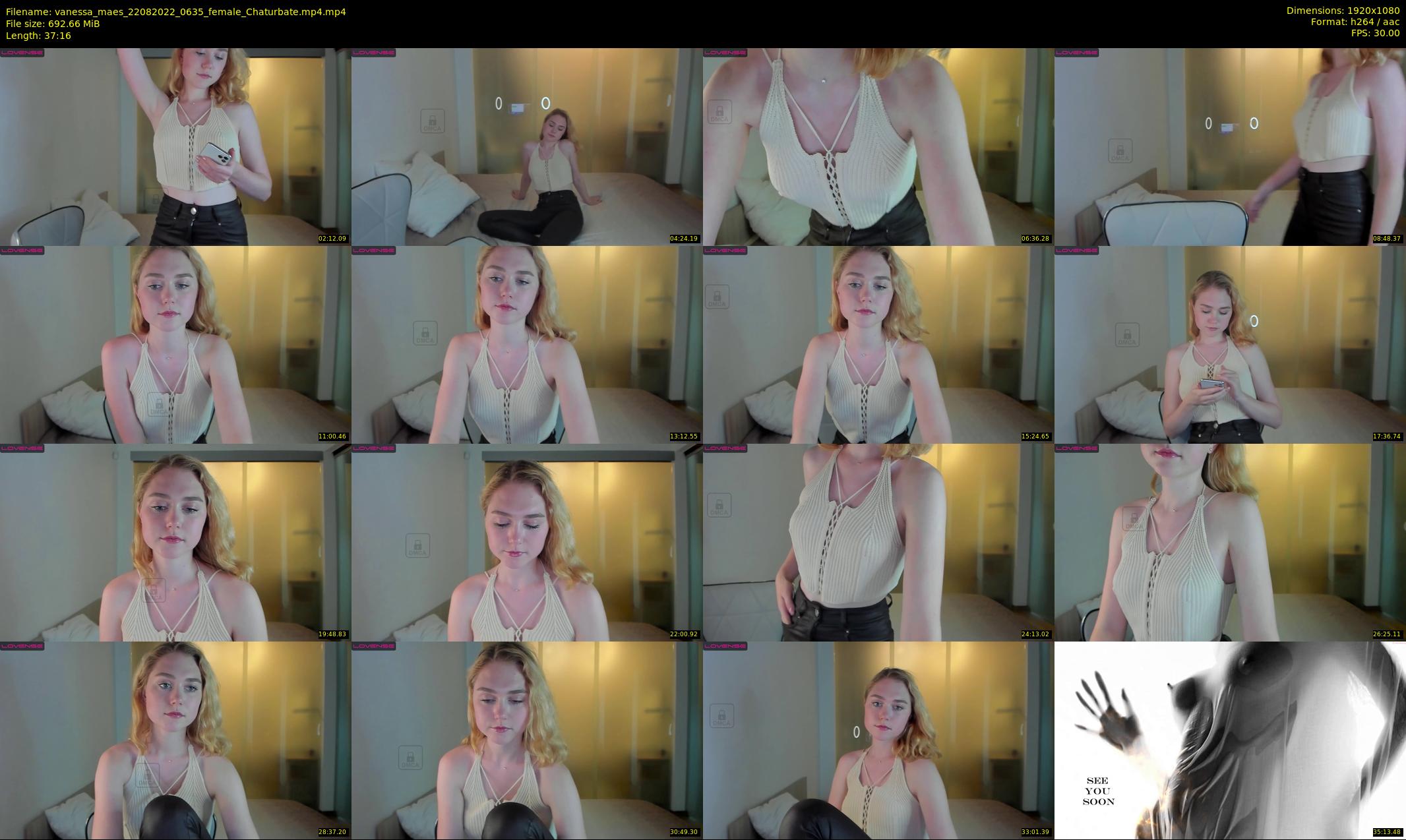 vanessa_maes — 38 minute Chaturbate female cam show recording, 1080p, Aug 22, 2022