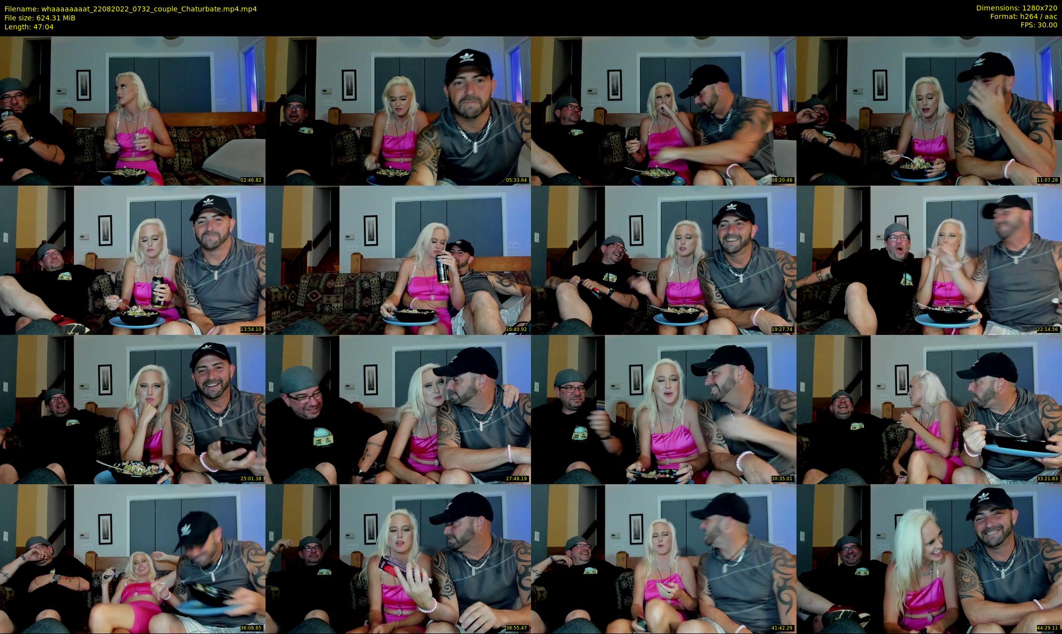 whaaaaaaaat — 48 minute Chaturbate couple cam show recording, 720p, Aug 22, 2022