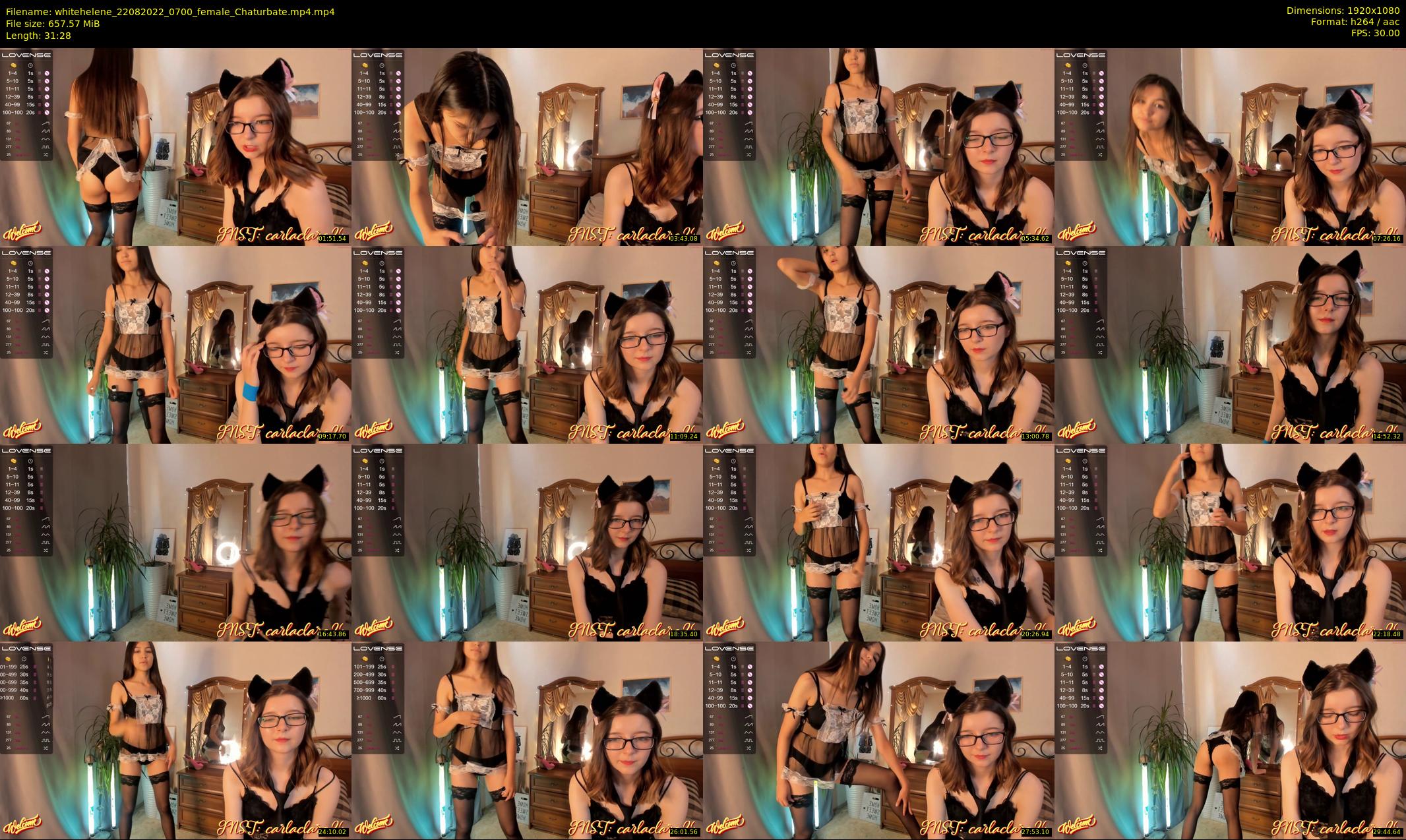 whitehelene — 32 minute Chaturbate female cam show recording, 1080p, Aug 22, 2022