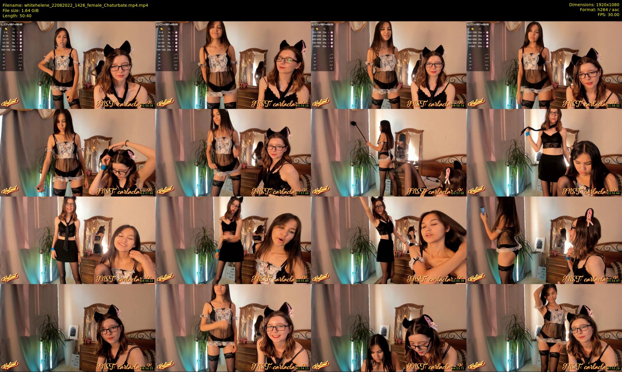 whitehelene — 51 minute Chaturbate female cam show recording, 1080p, Aug 22, 2022