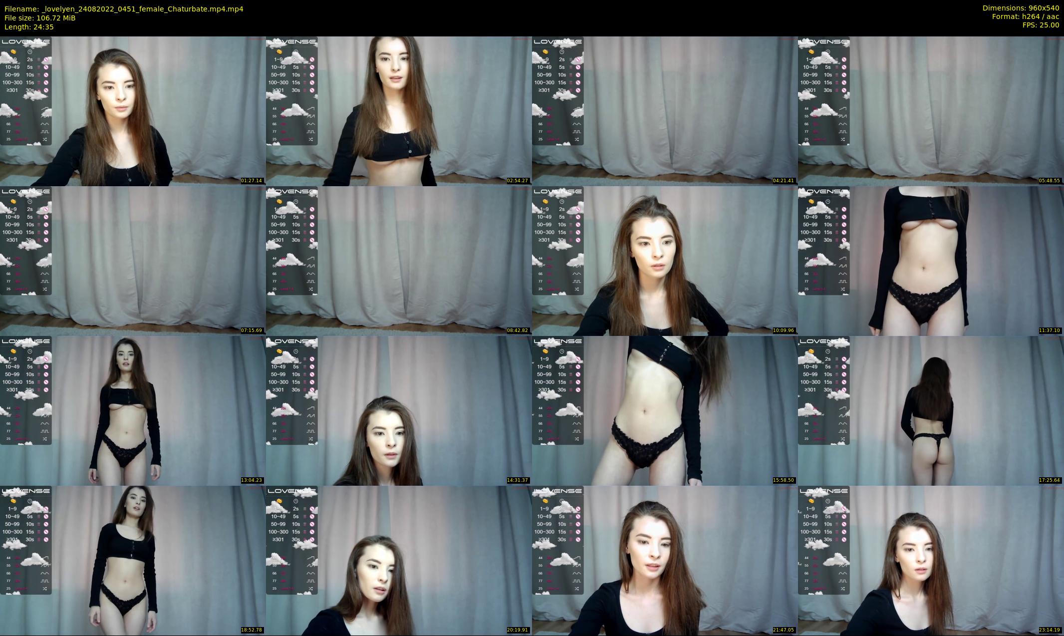 _lovelyen — 25 minute Chaturbate female cam show recording, 480p, Aug 24, 2022