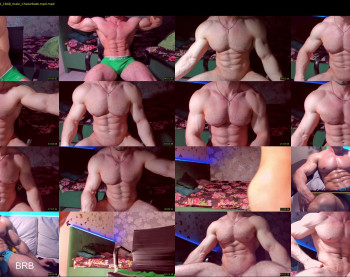 adam_muscle_ — 52 minute Chaturbate male cam show recording, 1080p, Aug 23, 2022