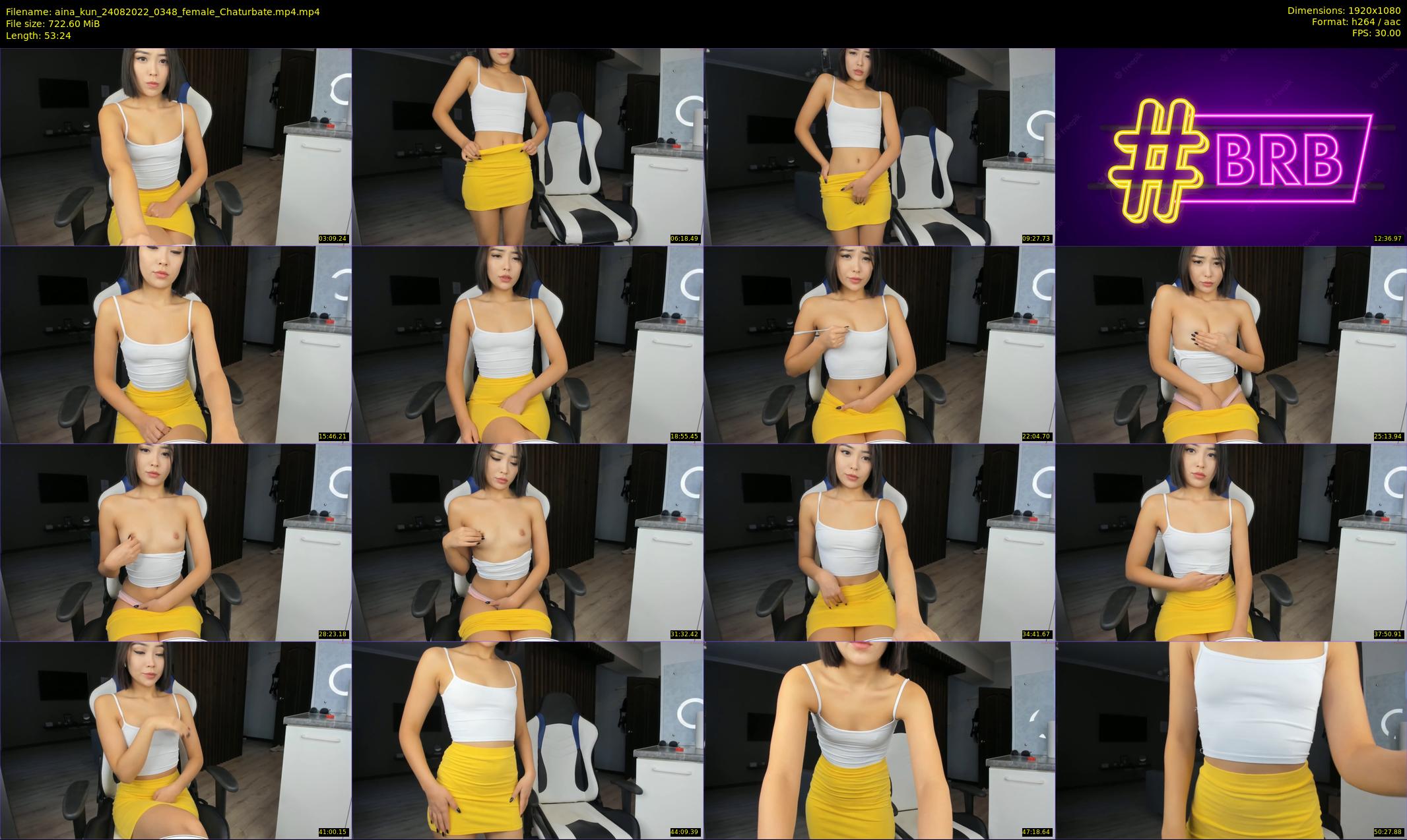aina_kun — 54 minute Chaturbate female cam show recording, 1080p, Aug 24, 2022