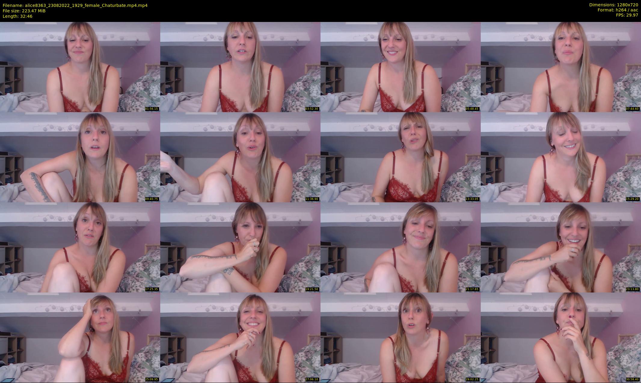 alice8363 — 33 minute Chaturbate female cam show recording, 720p, Aug 23, 2022
