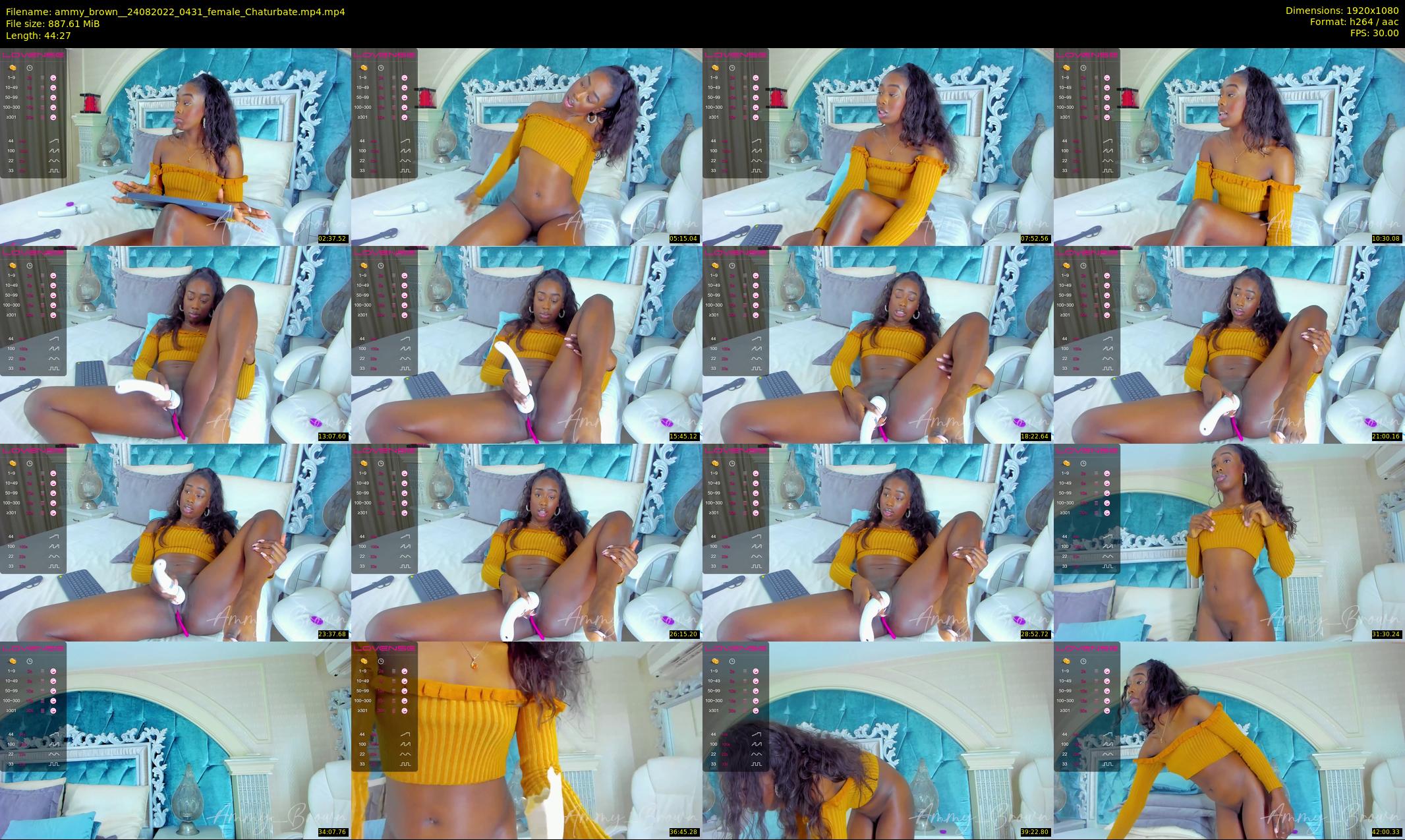 ammy_brown_ — 45 minute Chaturbate female cam show recording, 1080p, Aug 24, 2022