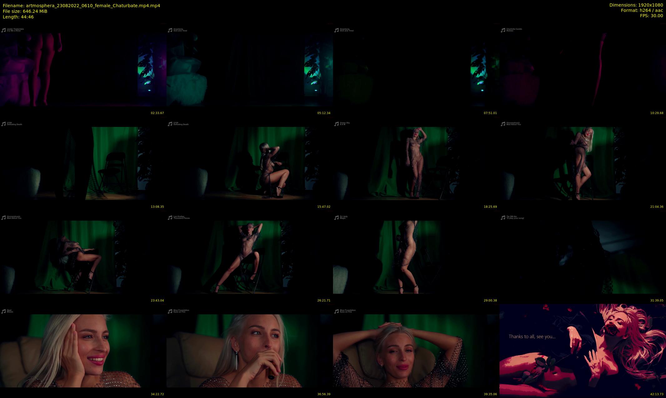 artmosphera — 45 minute Chaturbate female cam show recording, 1080p, Aug 23, 2022