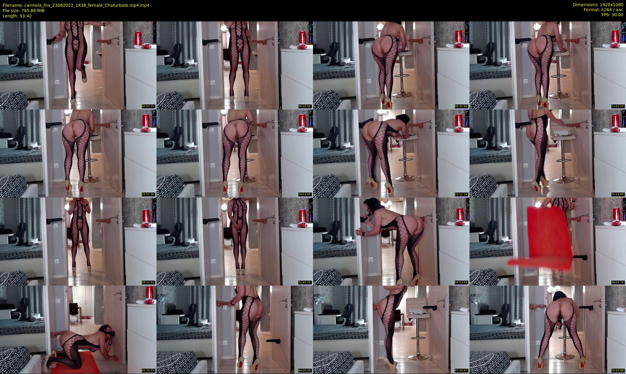 carmela_fox — 54 minute Chaturbate female cam show recording, 1080p, Aug 23, 2022