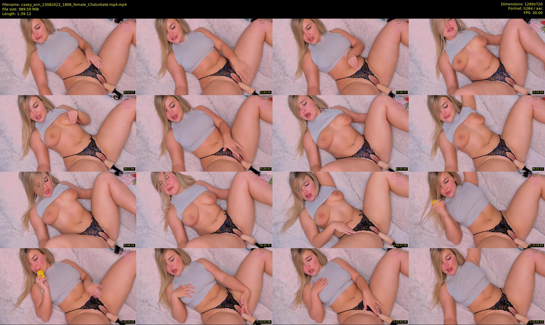 casey_ann — 100 minute Chaturbate female cam show recording, 720p, Aug 23, 2022