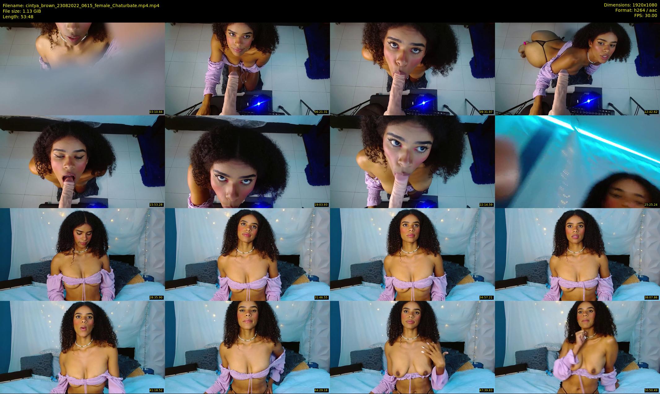 cintya_brown — 54 minute Chaturbate female cam show recording, 1080p, Aug 23, 2022