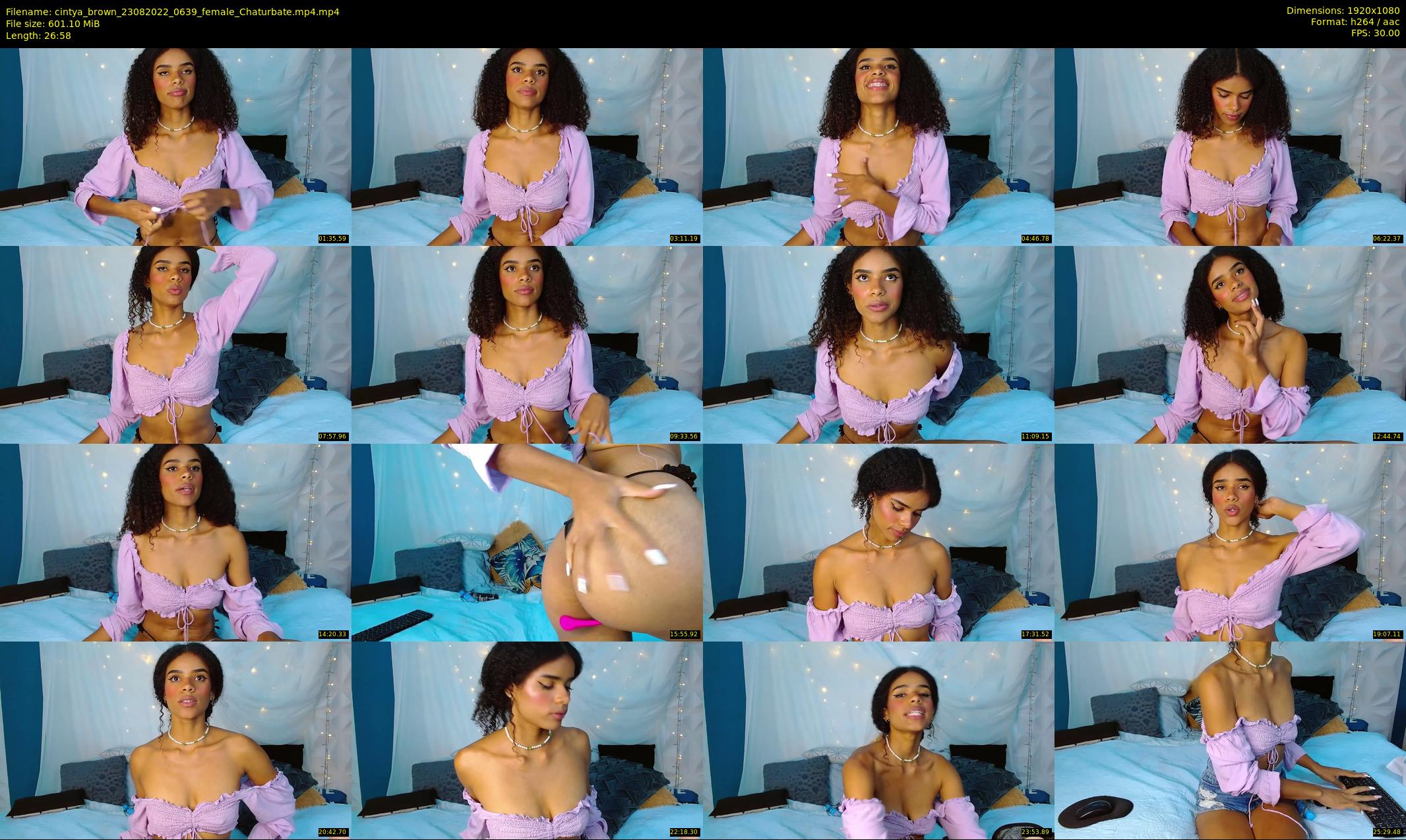 cintya_brown — 27 minute Chaturbate female cam show recording, 1080p, Aug 23, 2022