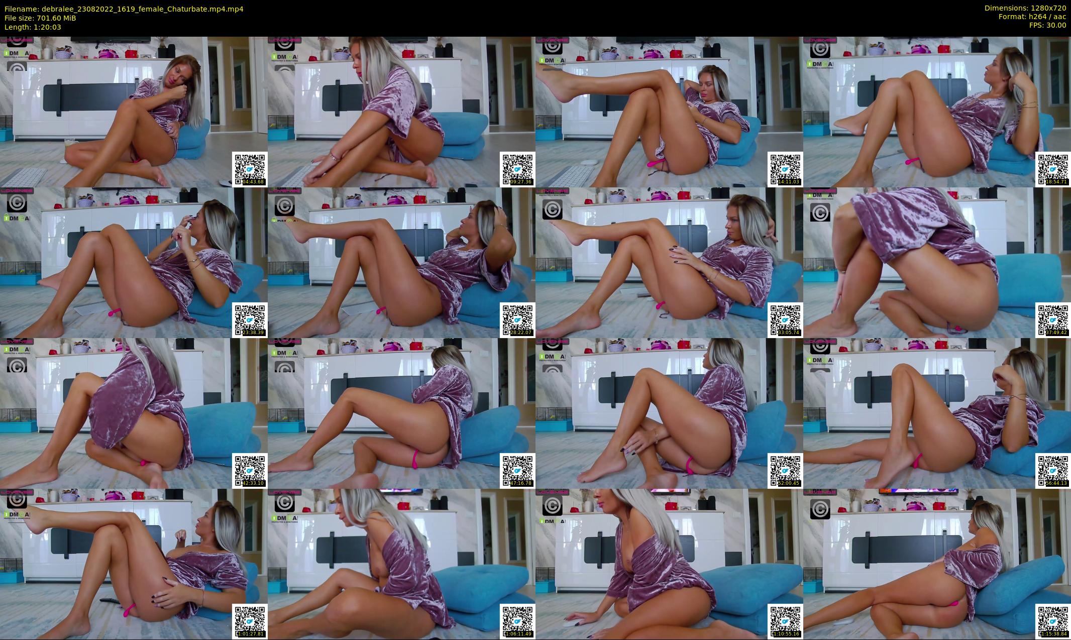 debralee — 81 minute Chaturbate female cam show recording, 720p, Aug 23, 2022