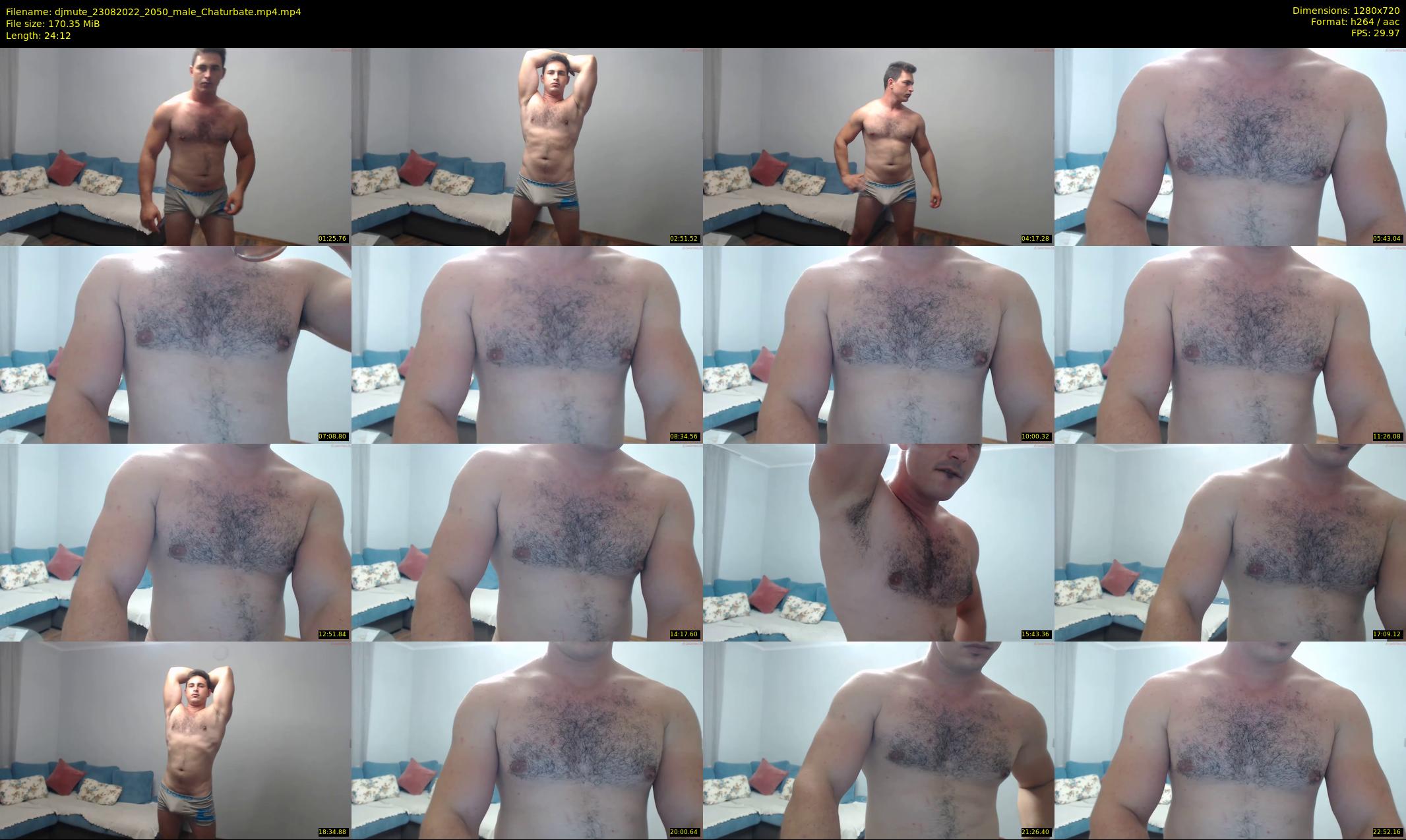 djmute — 25 minute Chaturbate male cam show recording, 720p, Aug 23, 2022