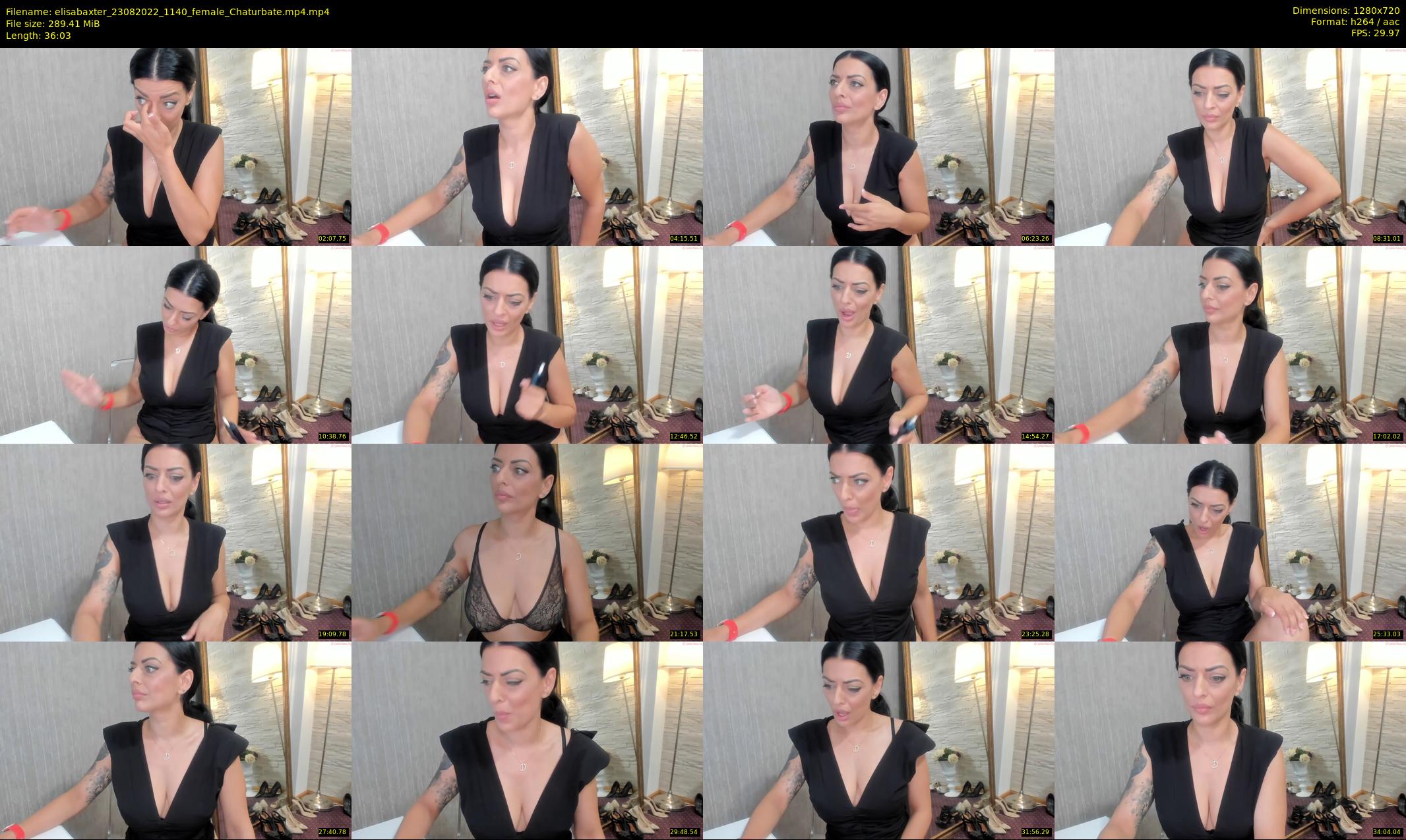 elisabaxter — 37 minute Chaturbate female cam show recording, 720p, Aug 23, 2022
