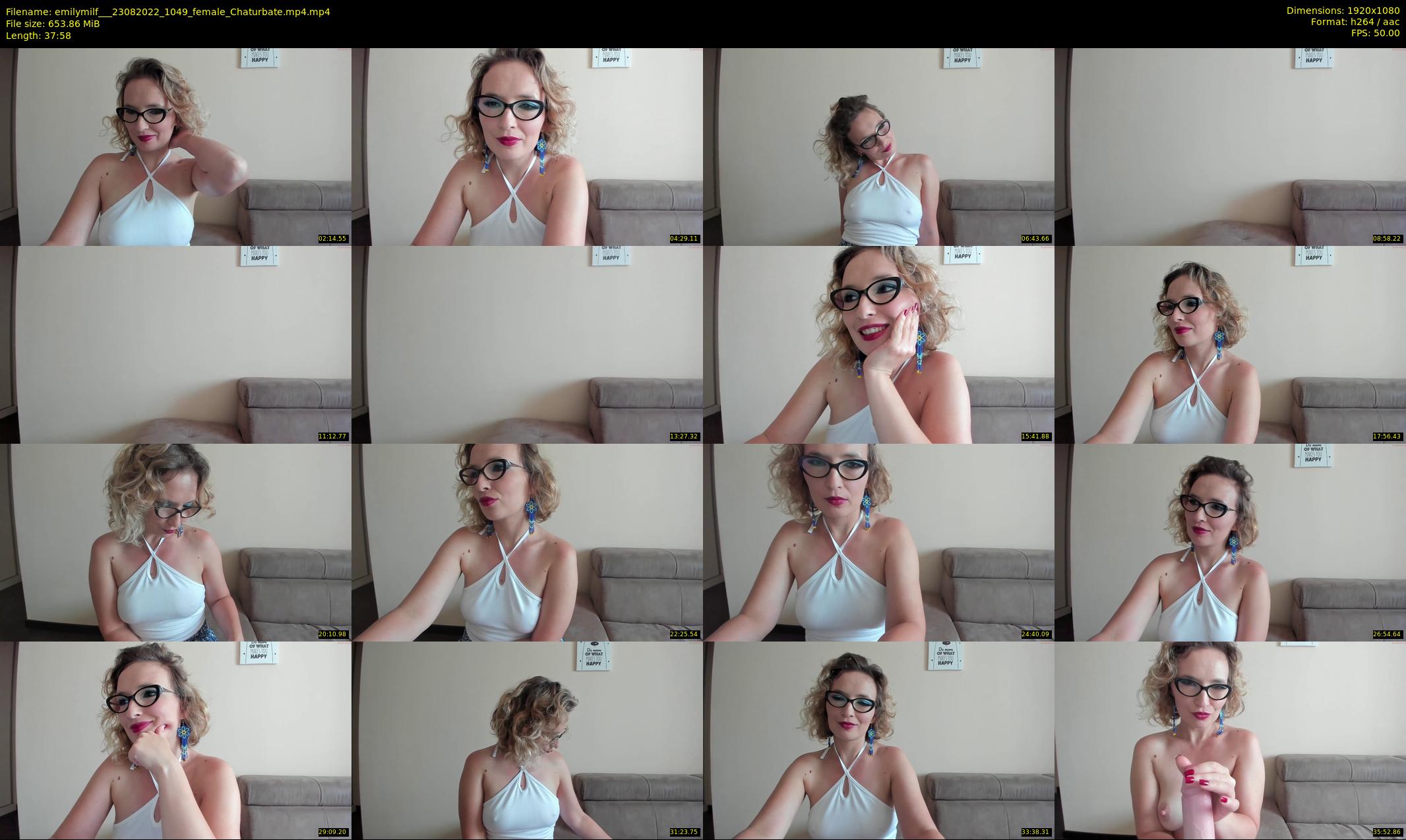 emilymilf__ — 38 minute Chaturbate female cam show recording, 1080p, Aug 23, 2022