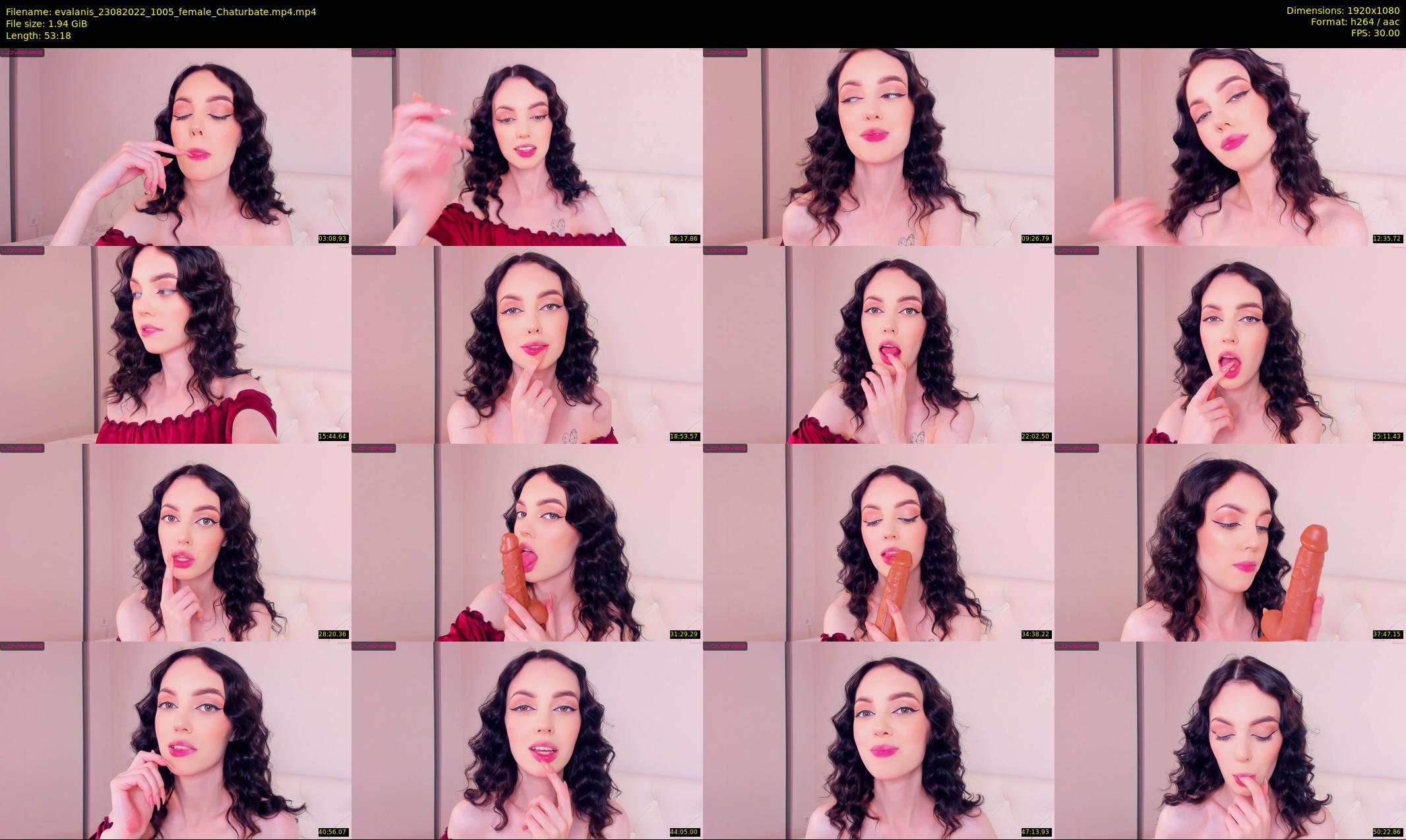 evalanis — 54 minute Chaturbate couple cam show recording, 1080p, Aug 23, 2022