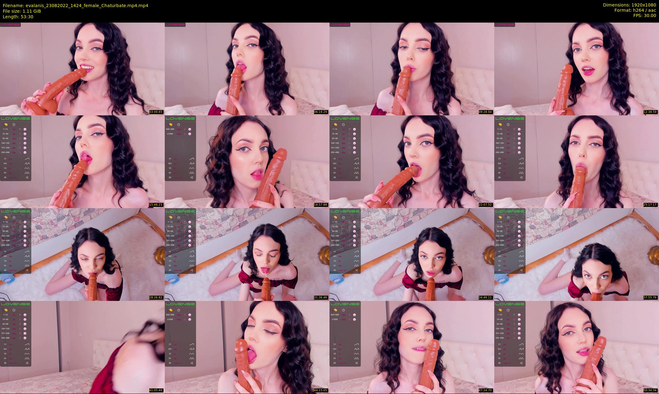 evalanis — 54 minute Chaturbate couple cam show recording, 1080p, Aug 23, 2022