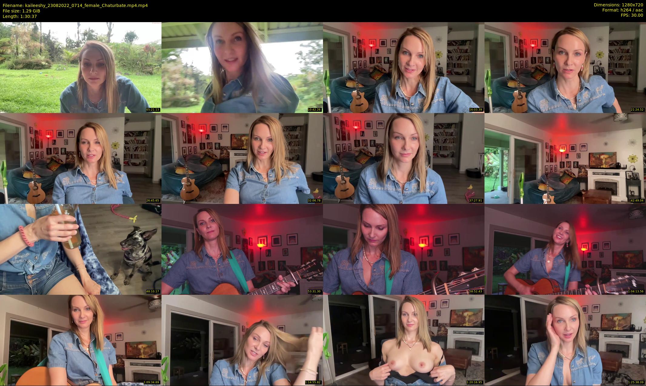kaileeshy — 91 minute Chaturbate female cam show recording, 720p, Aug 23, 2022